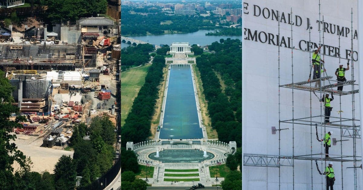 Trump’s White House plans include ballroom, arch and Lincoln Memorial pool overhaul