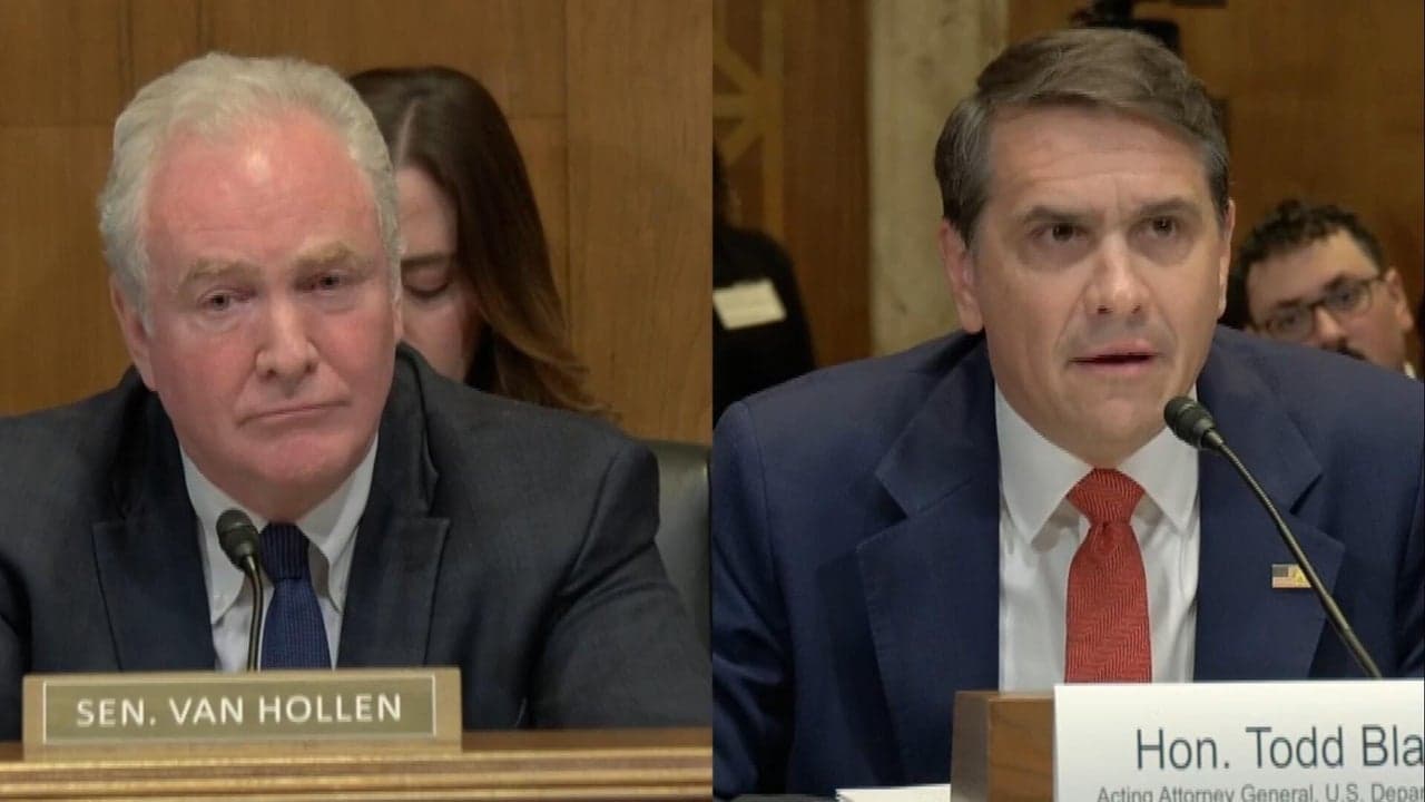 Van Hollen calls Trump DOJ settlement fund a political slush fund
