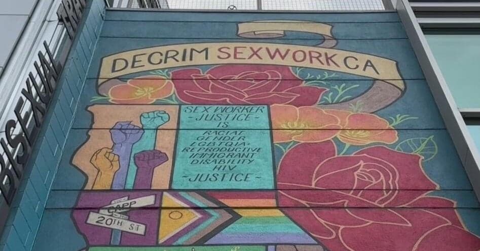 New mural on San Francisco LGBT Center honors sex workers, LGBTQ rights