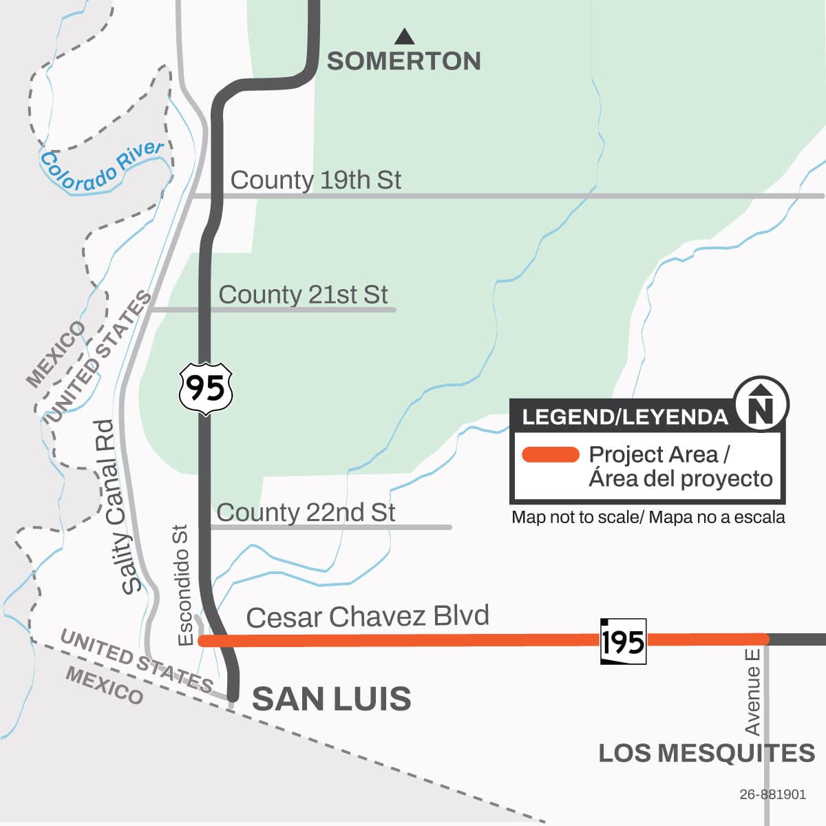 San Luis sets truck detour on Cesar Chavez Boulevard through July 2026