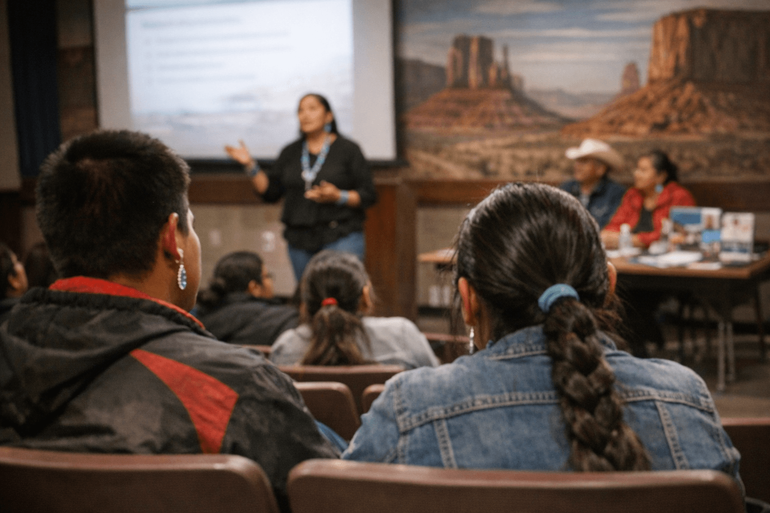 College Fund Visits Chinle High to Boost Native Student Scholarships