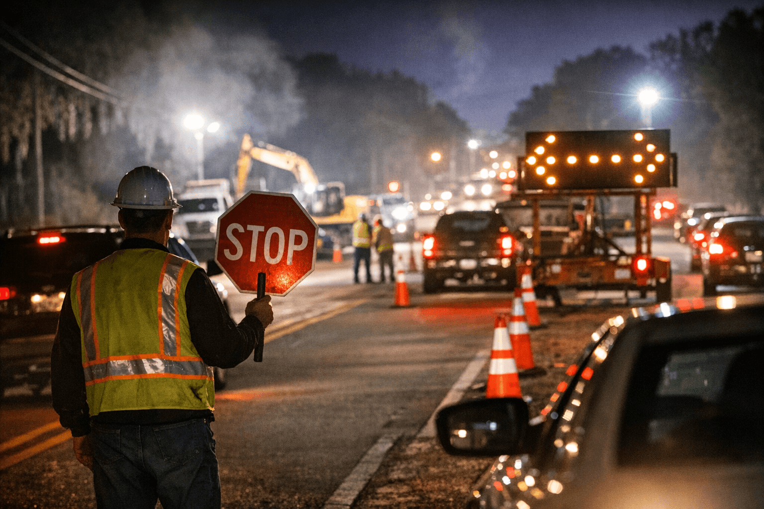 Nighttime and Daytime Closures on Cortez Boulevard Affect Commute