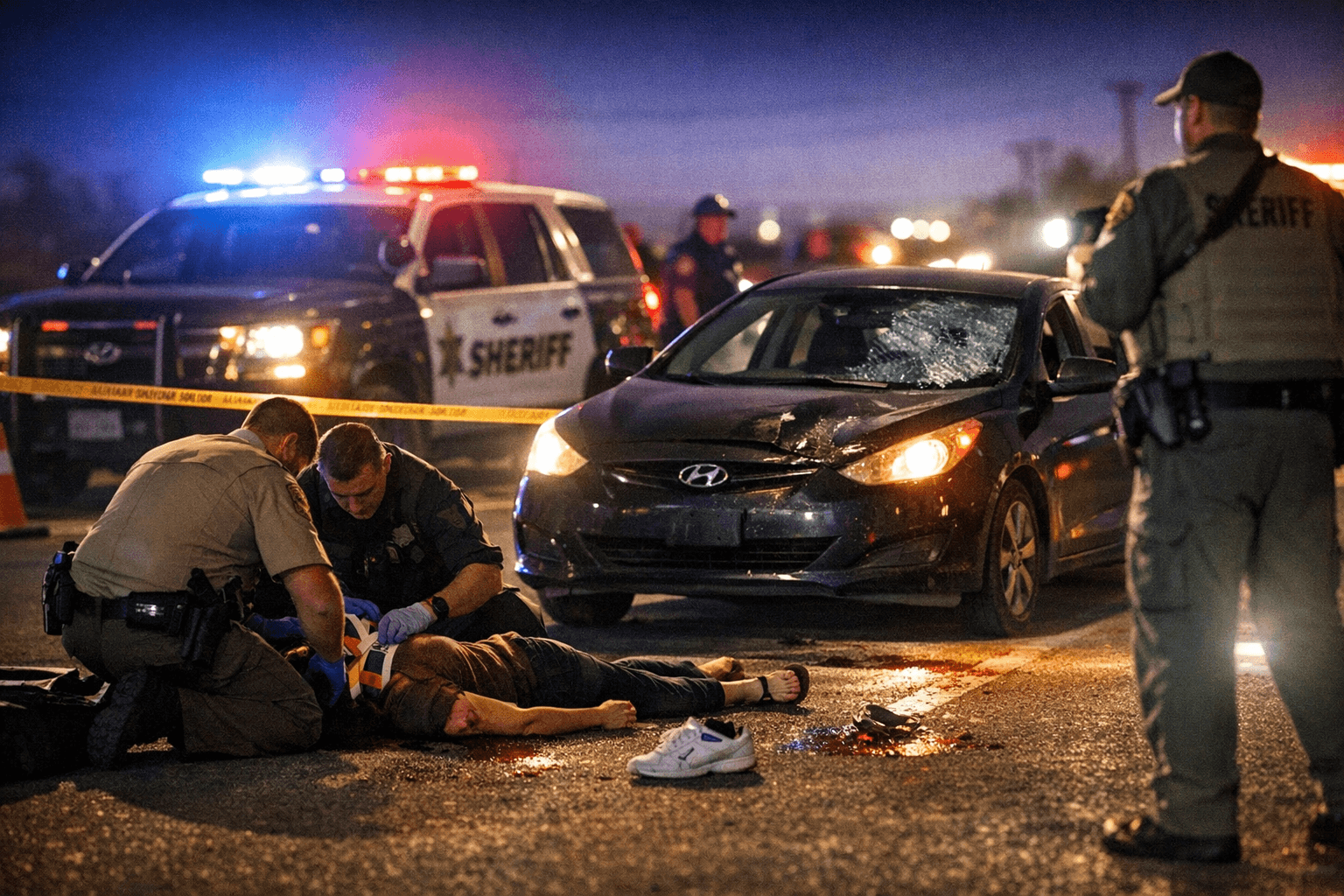 Pedestrian Critically Injured in Evening Crash, Deputies Seek Witnesses