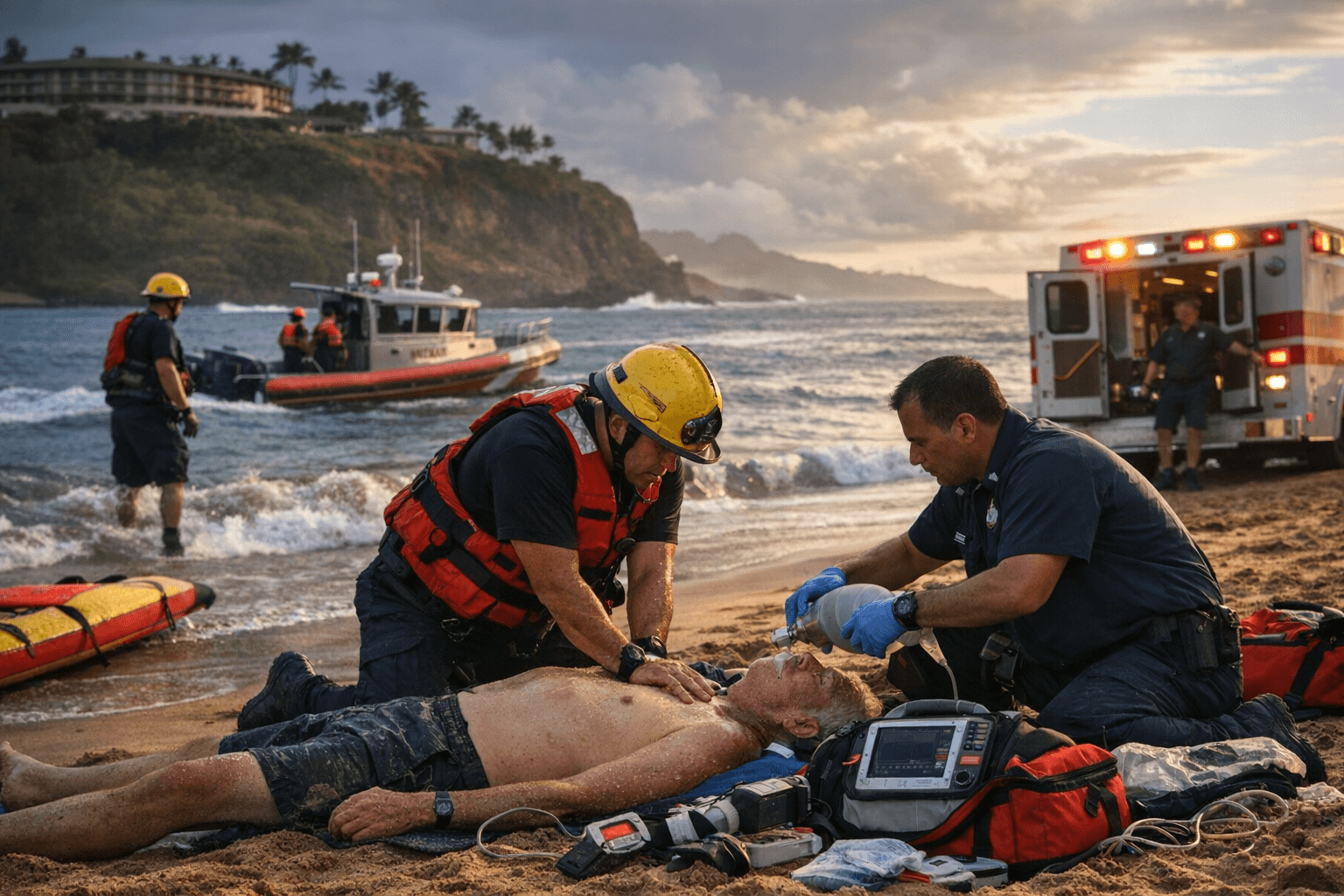 Visitor Dies After Rescue From Waters Off Kalapakī Bay