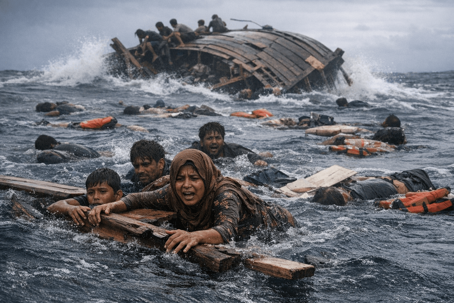 UN says overcrowding, rough seas sank Rohingya boat to Malaysia