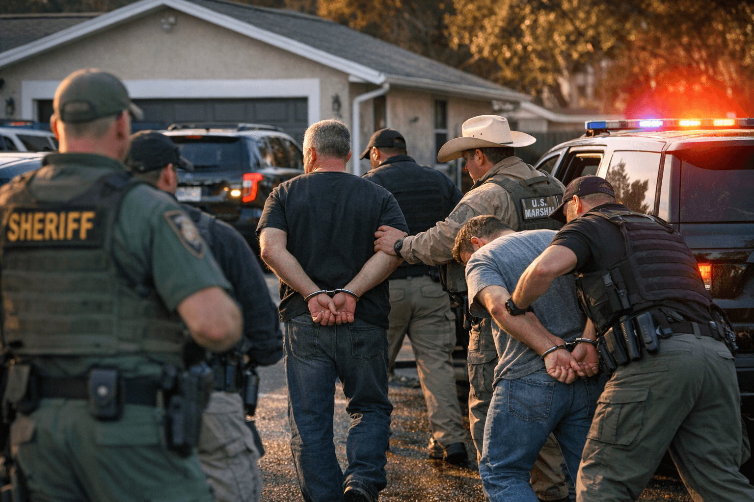 Hernando Deputies Help Arrest Texas Fugitives in Spring Hill