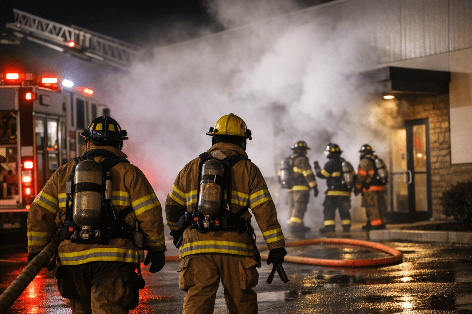 Volunteer Fire Companies Respond to Commercial Alarm in Buffalo Township, Lewisburg