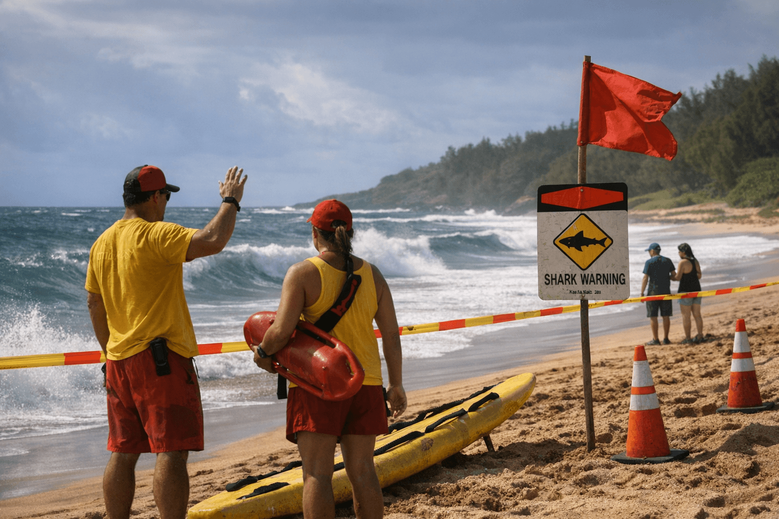 Tiger Shark Sighting Shuts Keālia Beach to Ocean Activities