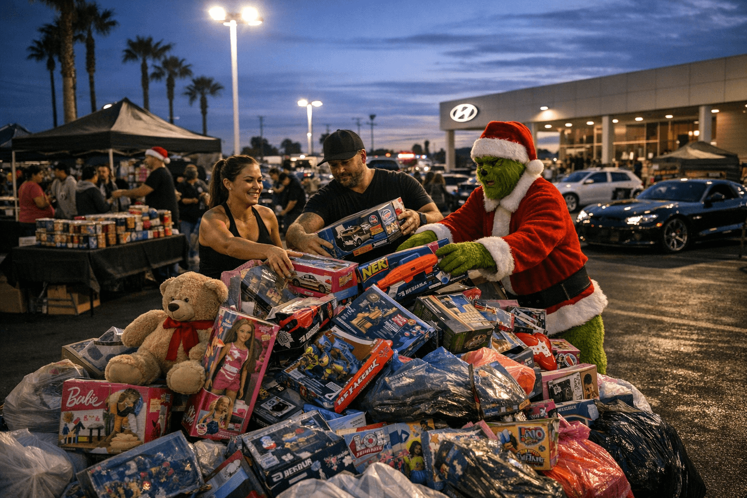 Crunch Fitness and Friday Night Muchies Host Toy Drive in Yuma