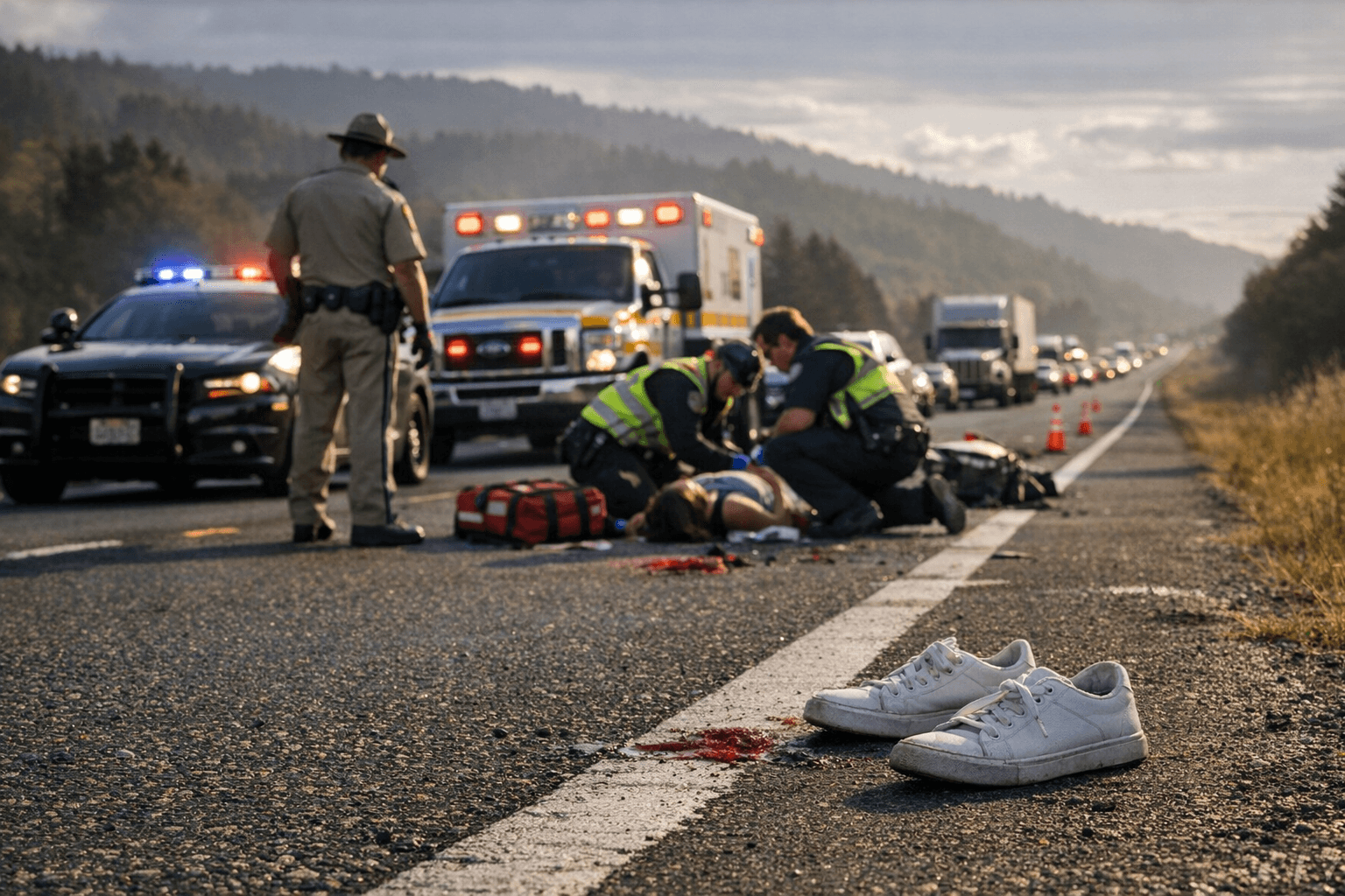 Pedestrian Struck on Highway 101 Near Loleta Saturday Afternoon