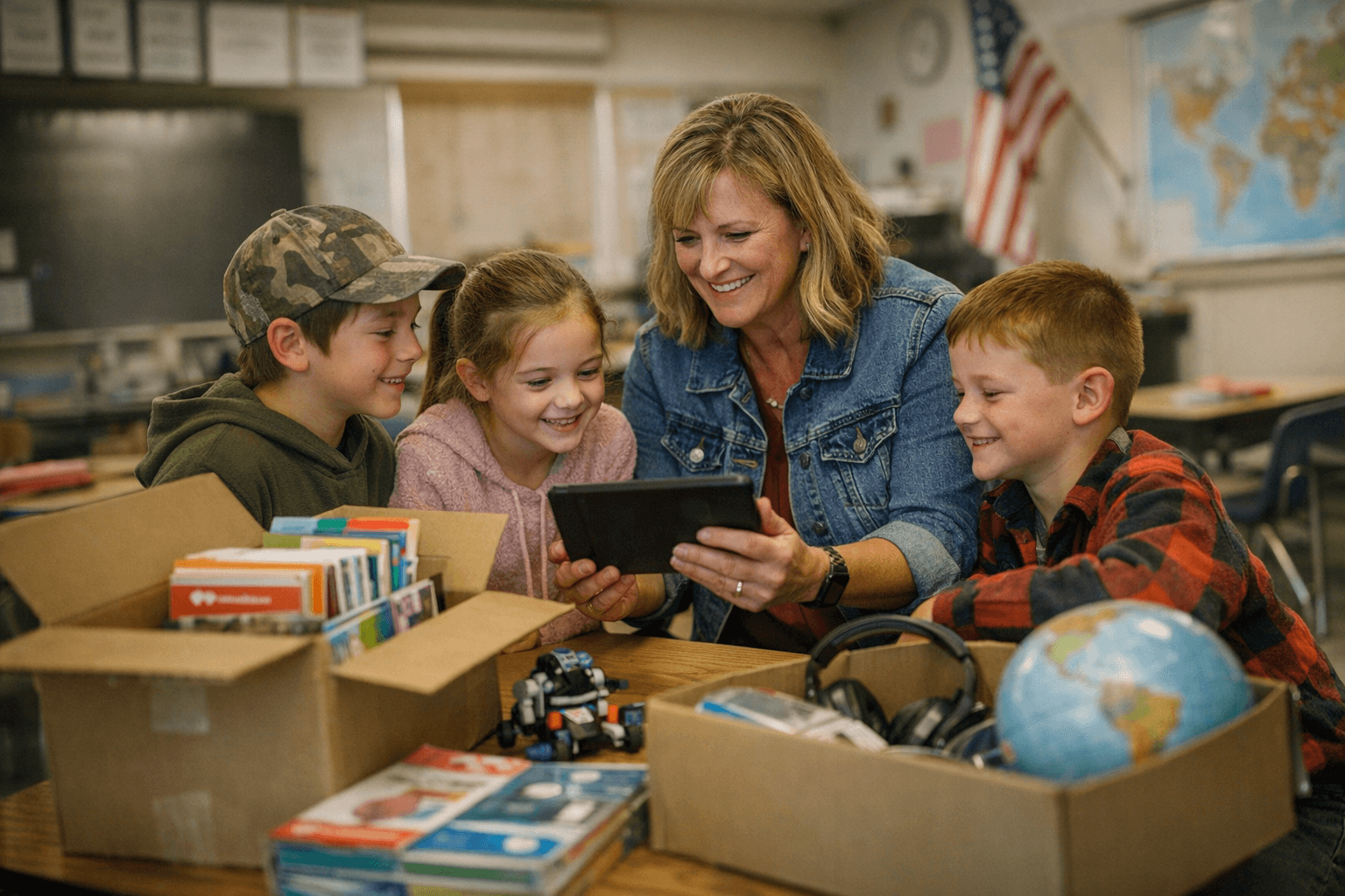 Halfway Teacher Wins Award, Brings Resources to Pine Eagle Students