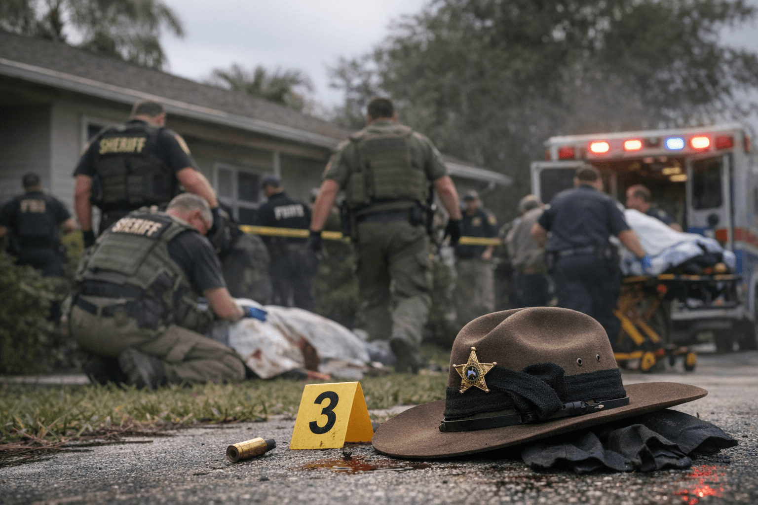 Veteran Florida Deputy Killed During Court Ordered Eviction, Community Reels