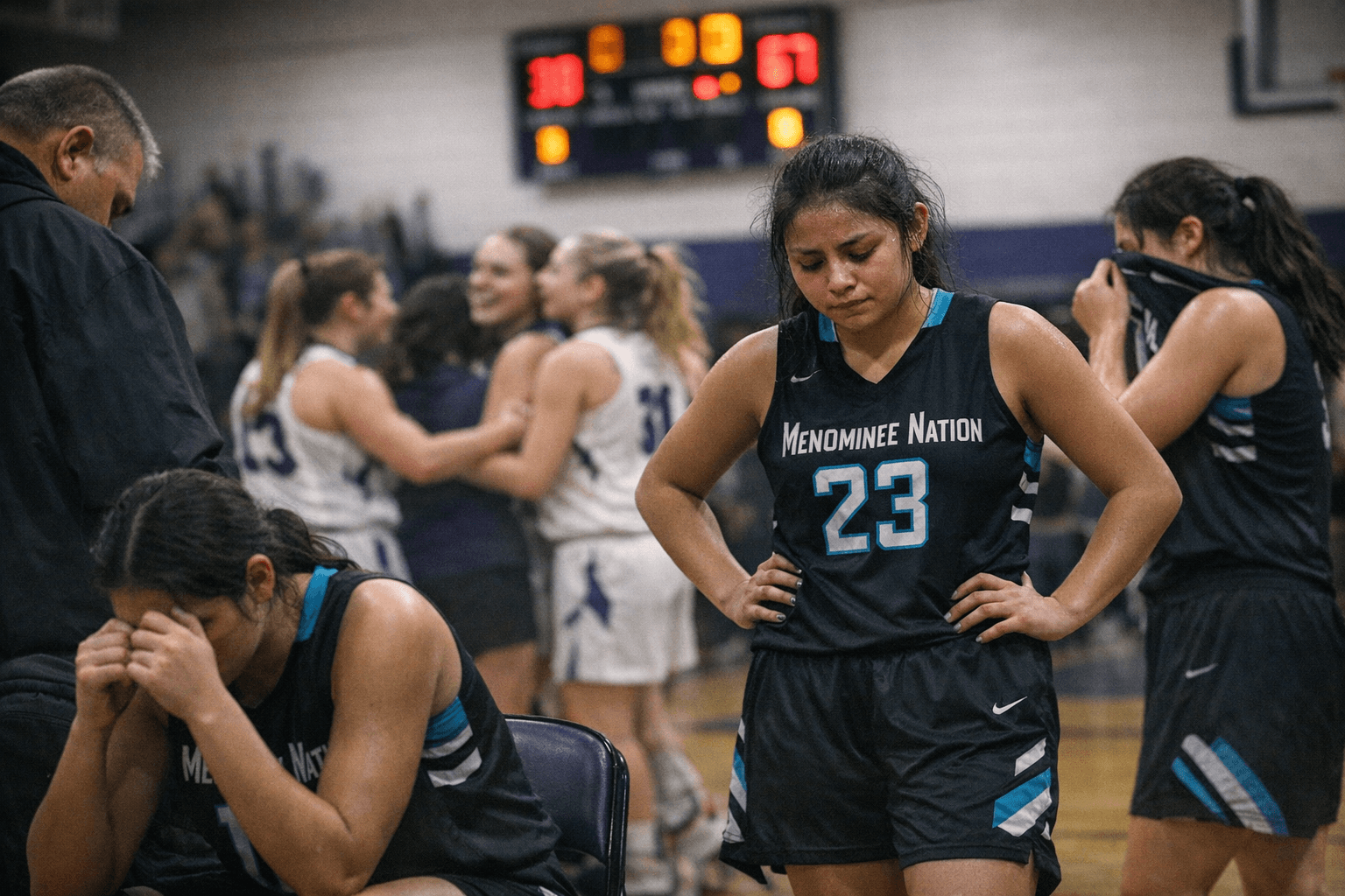 Menominee Nation Girls Lose to Winneconne, Final Score 38 67