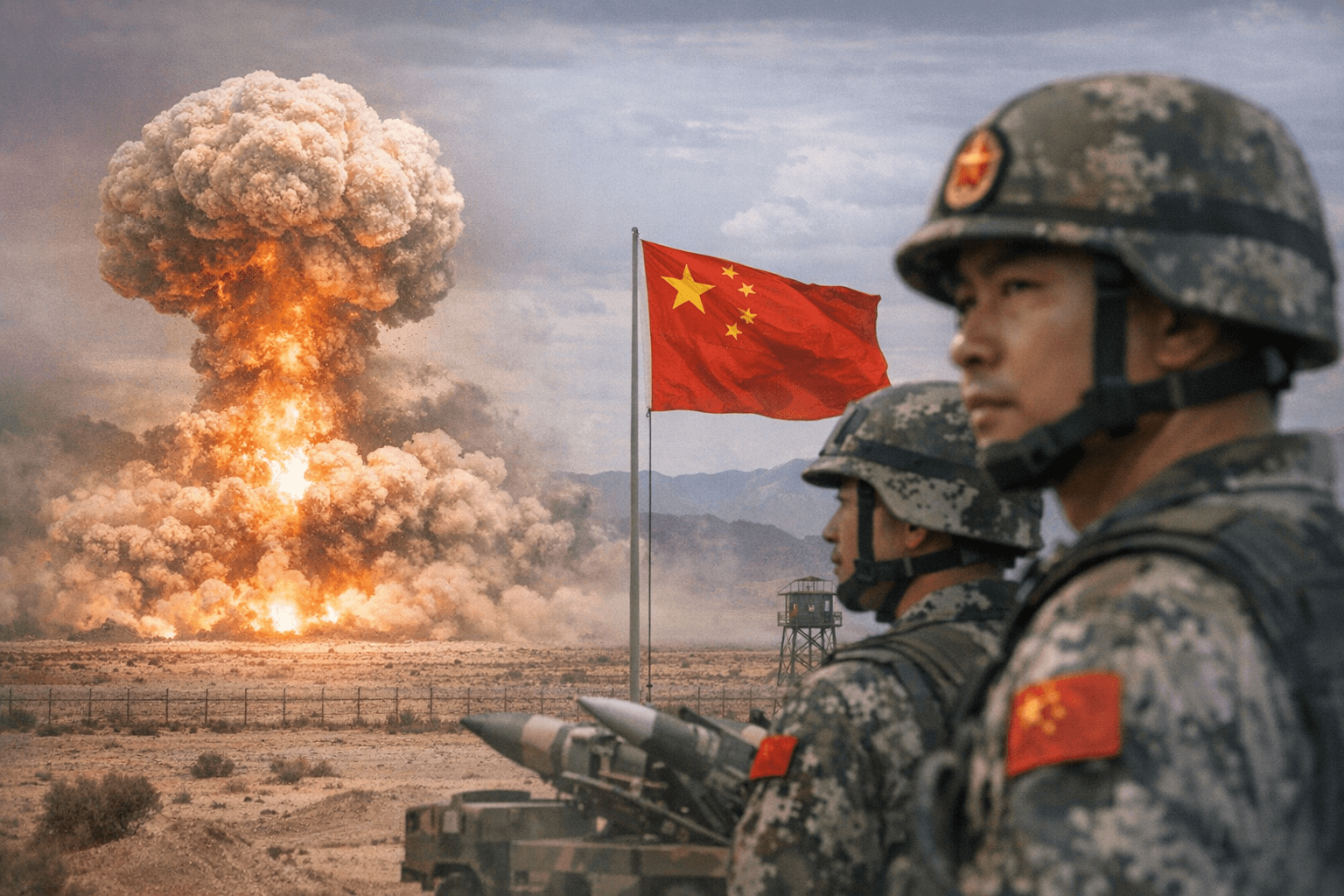 China stands to gain if Trump succeeds in reviving U.S. nuclear testing program