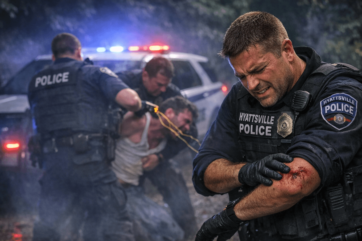 Hyattsville Officer Bitten During Domestic Violence Arrest Near Heurich Park