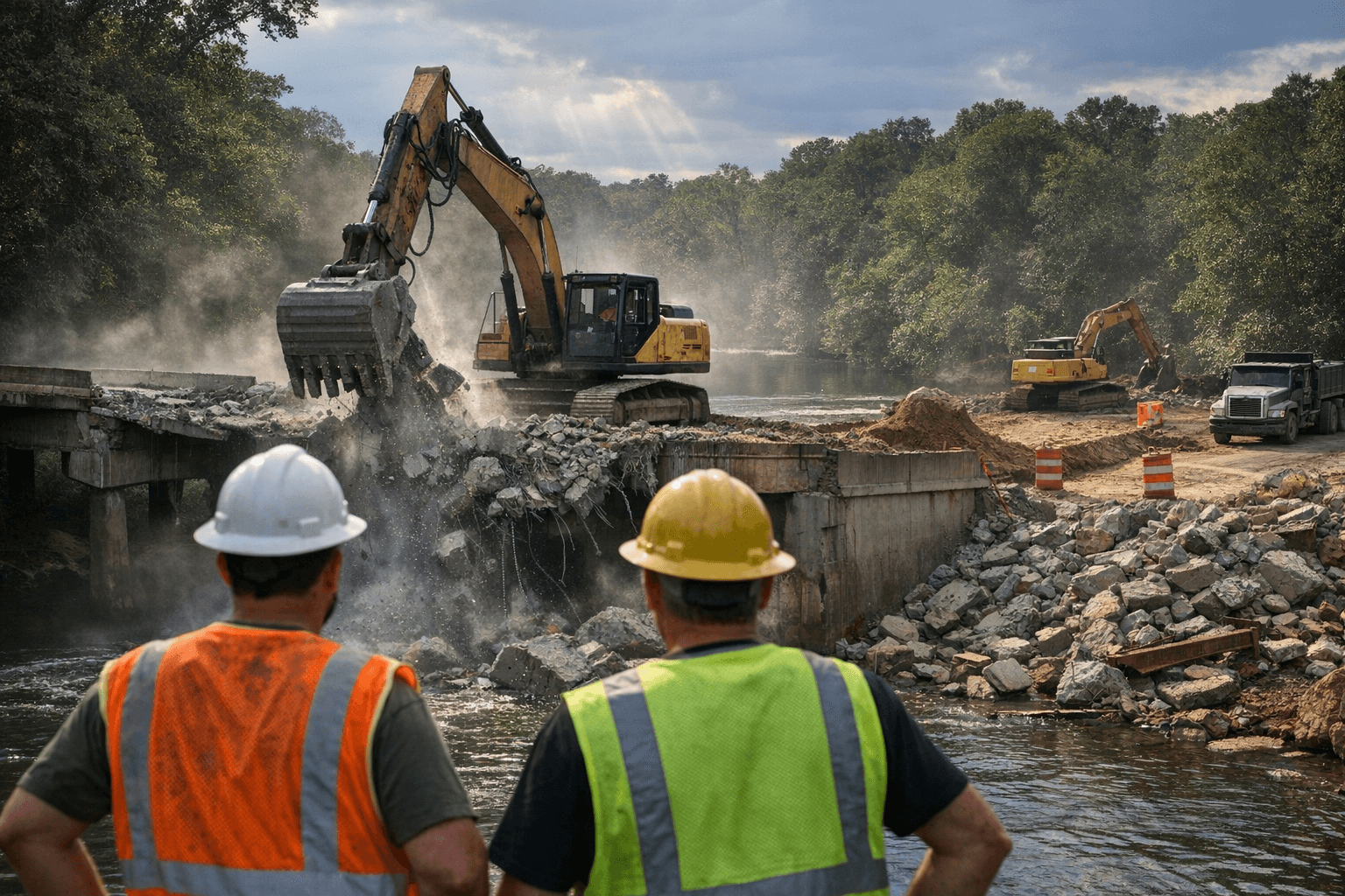 Major Bridge Replacement Closes Scalesville Road North of Greensboro