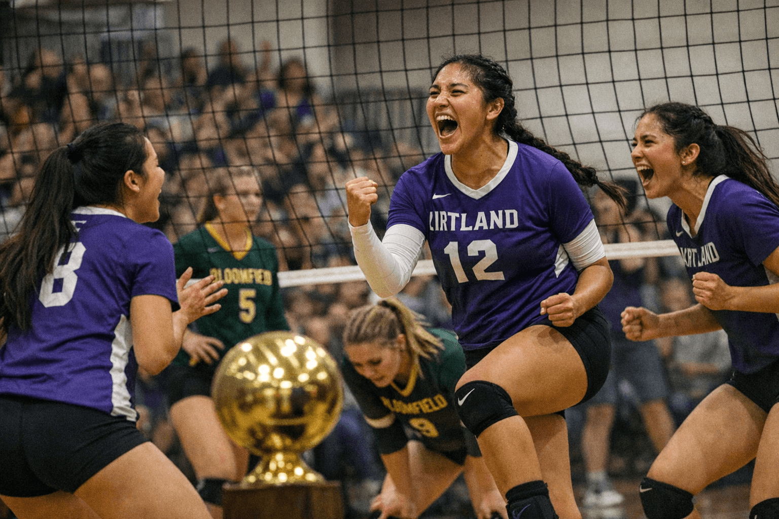 Kirtland Central Sweeps Bloomfield, Clinches District Title and State Berth