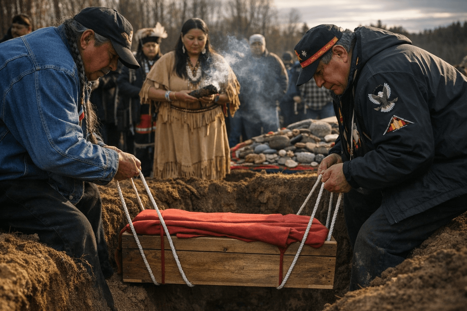 Menominee Nation reburies ancestors after museum returns remains and artifacts