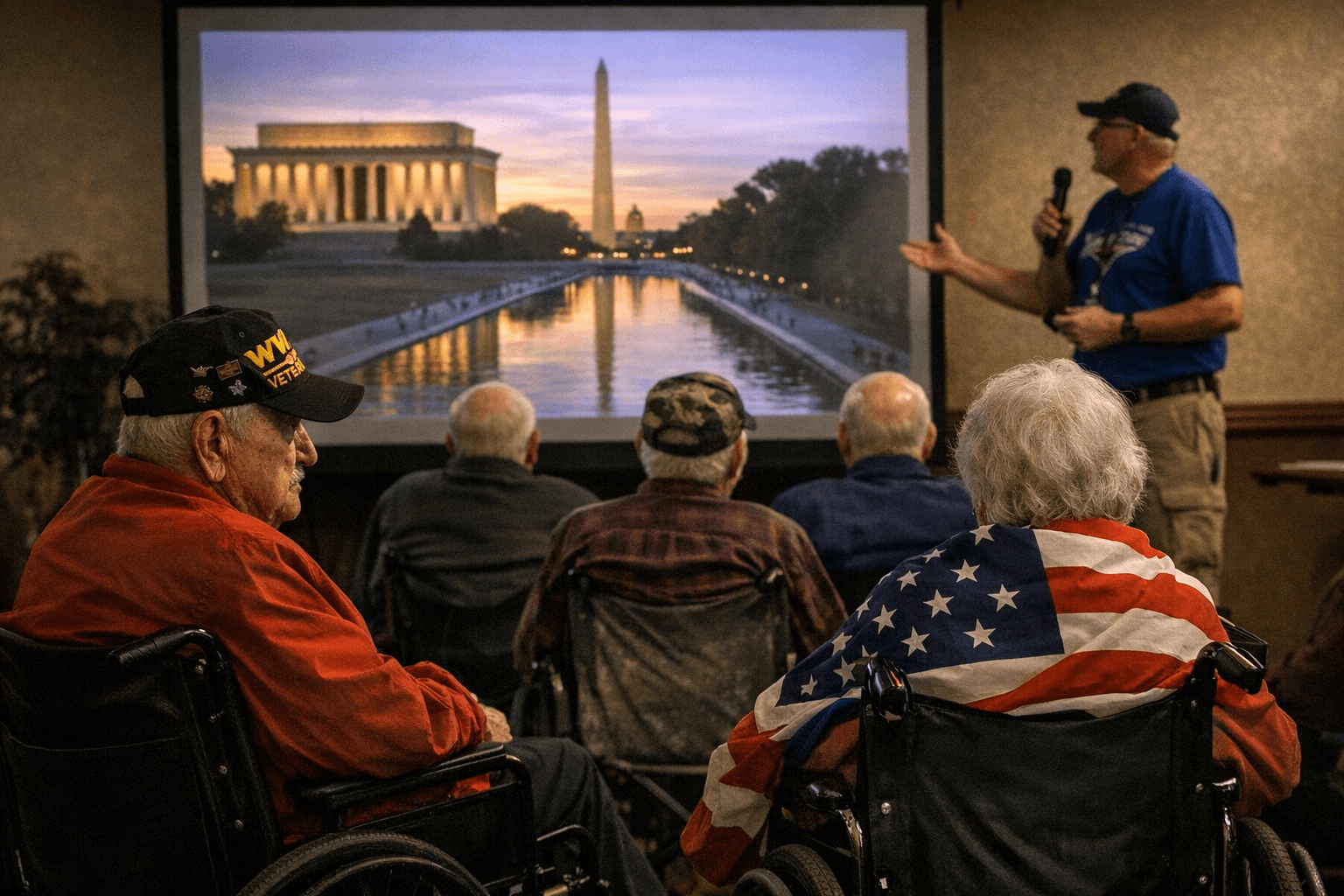 Honor Flight Brings Washington Memorials to The Timbers Residents