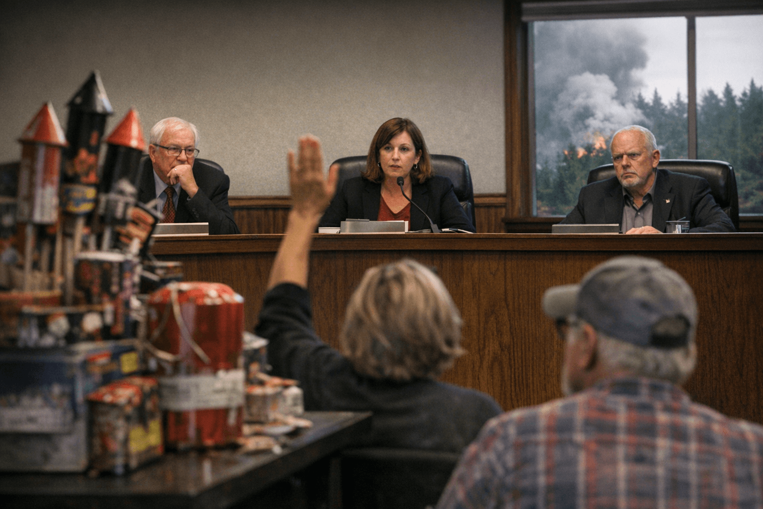 County Commissioners Approve Ballot Question on Fireworks Ban