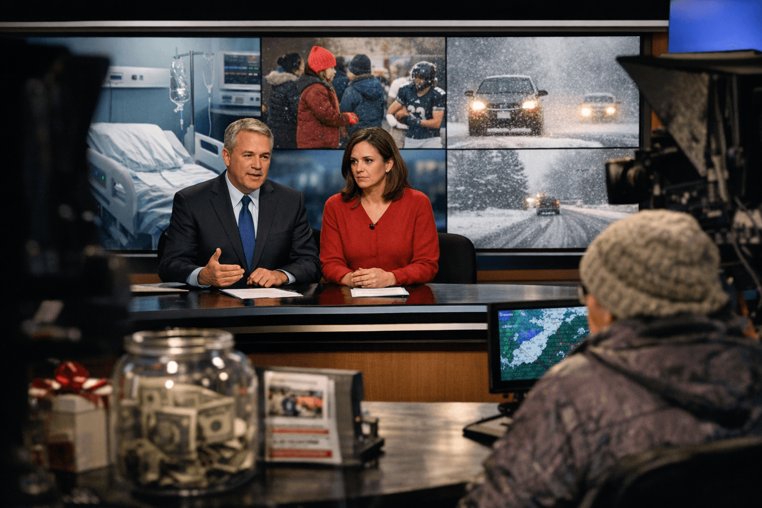 Local Newscast Highlights Health Notices, Events and Winter Advisories