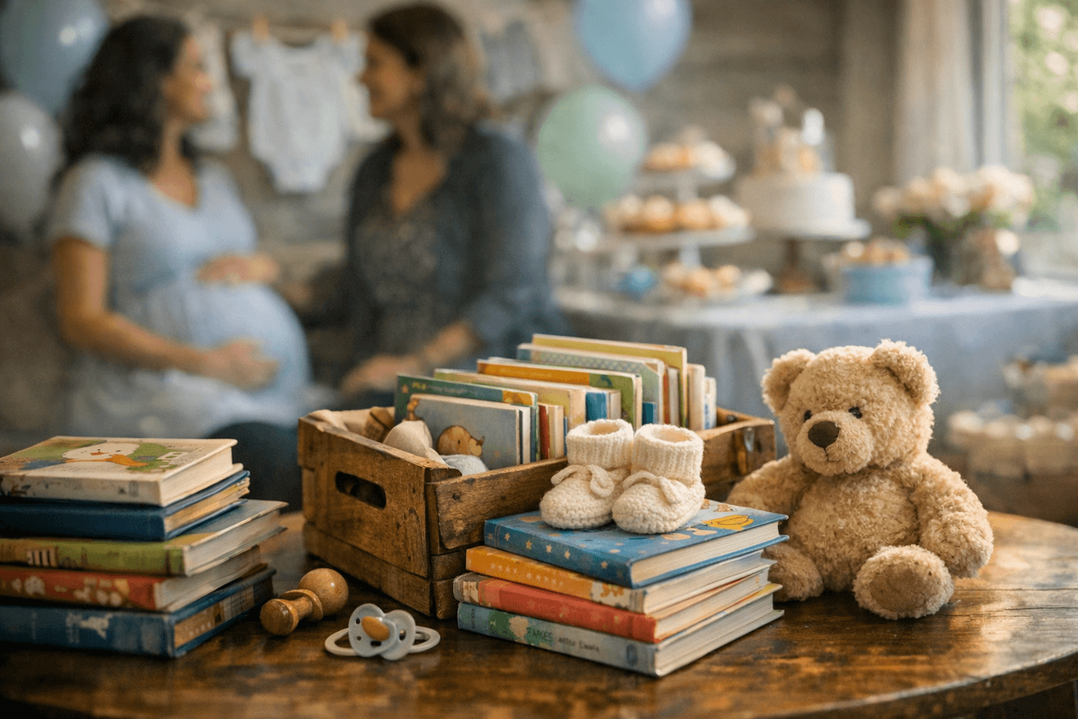 Baby Shower Invitation Message Ideas, With Book-Theme Gift Requests