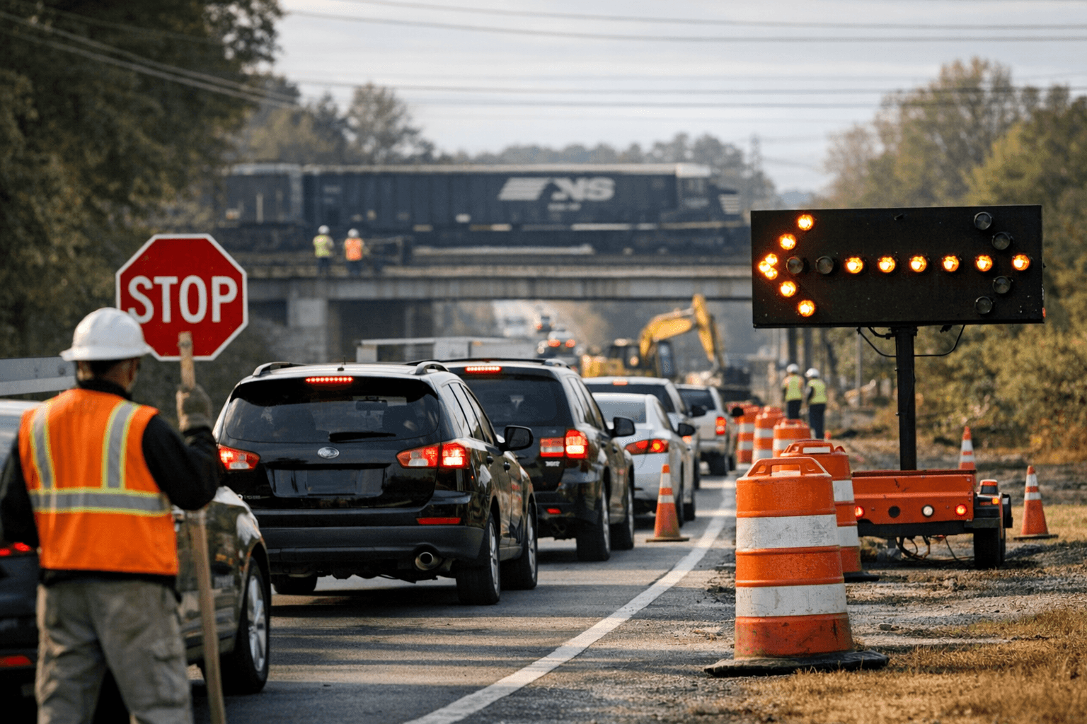 Lane closures on U.S. 29 near East Market Street affect Greensboro traffic