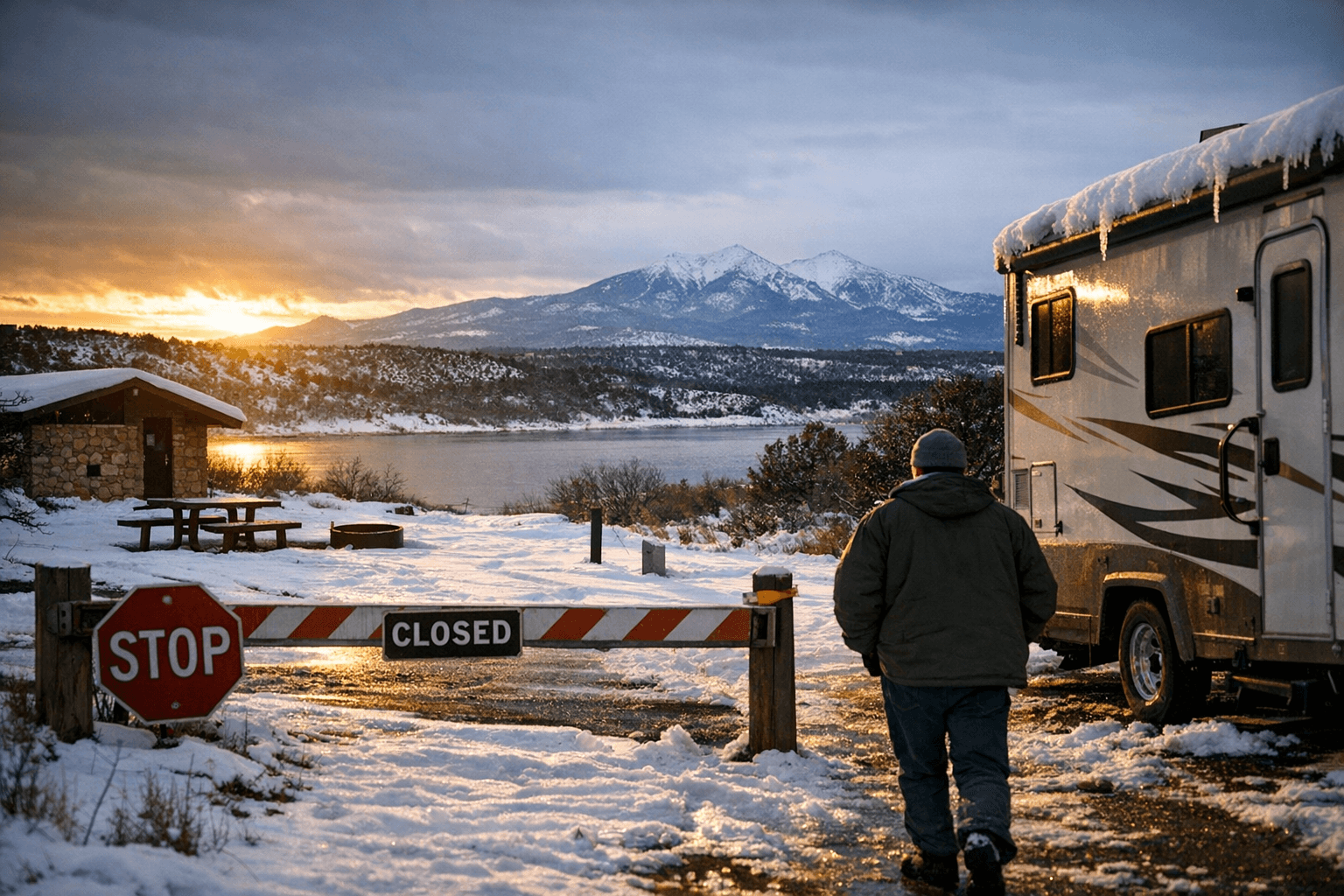 Winter Closures and Services Shift at Trinidad Lake State Park