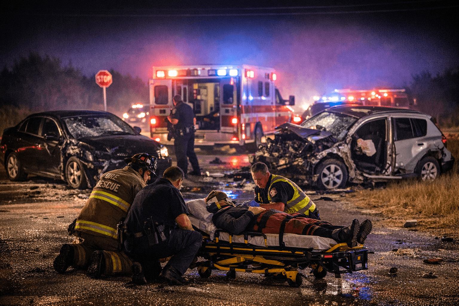 Dispatch Audio Shows Emergency Responders Sent to Major McLendon-Chisholm Crash