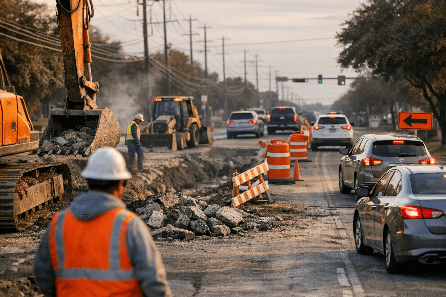 Northbound Floyd Road Closed for Repairs, Detours in Richardson