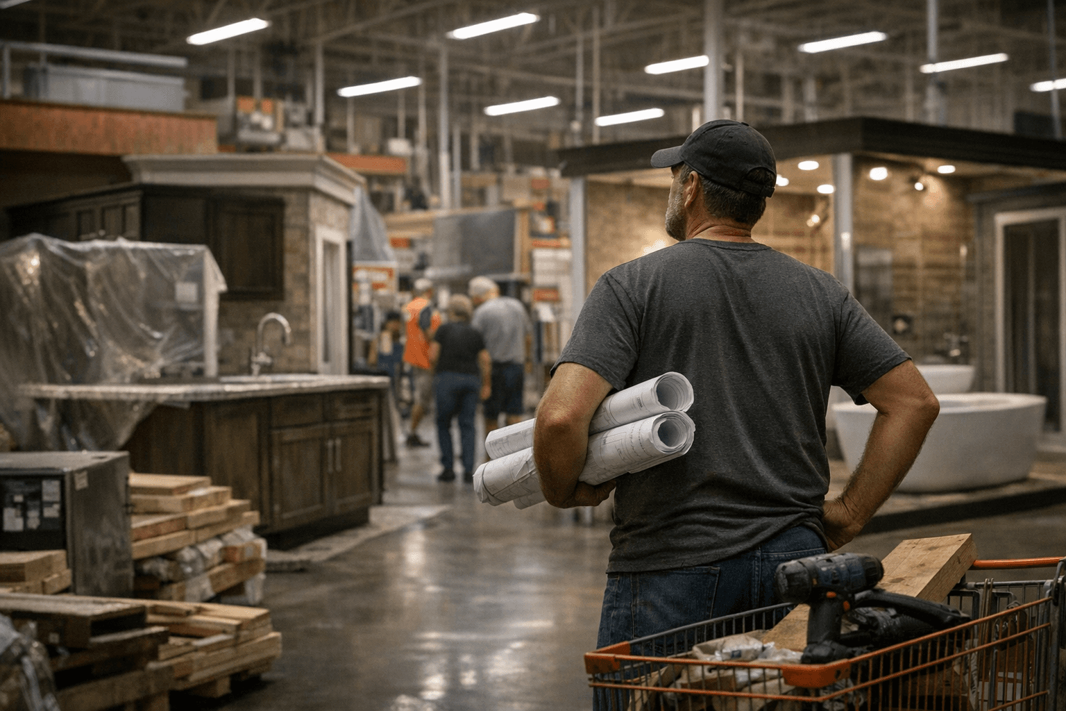 Home Depot CFO says uncertainty delays big projects as sales soften