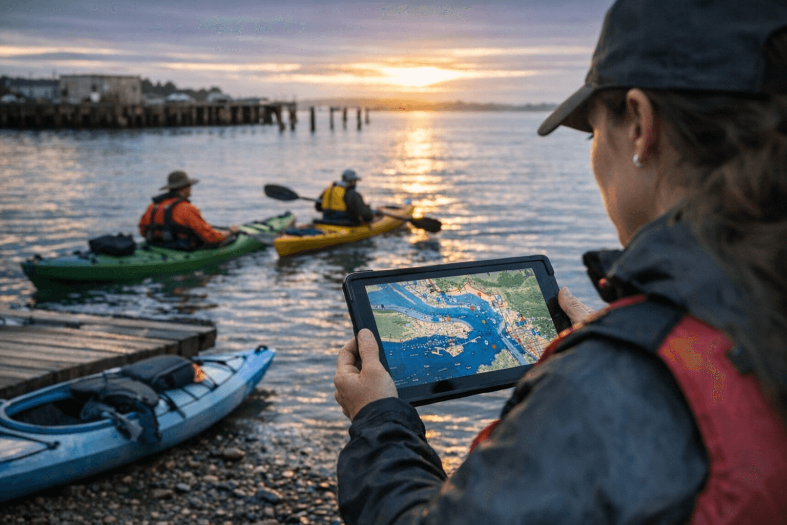 Updated Digital Water Trail Map Improves Safety on Humboldt Bay