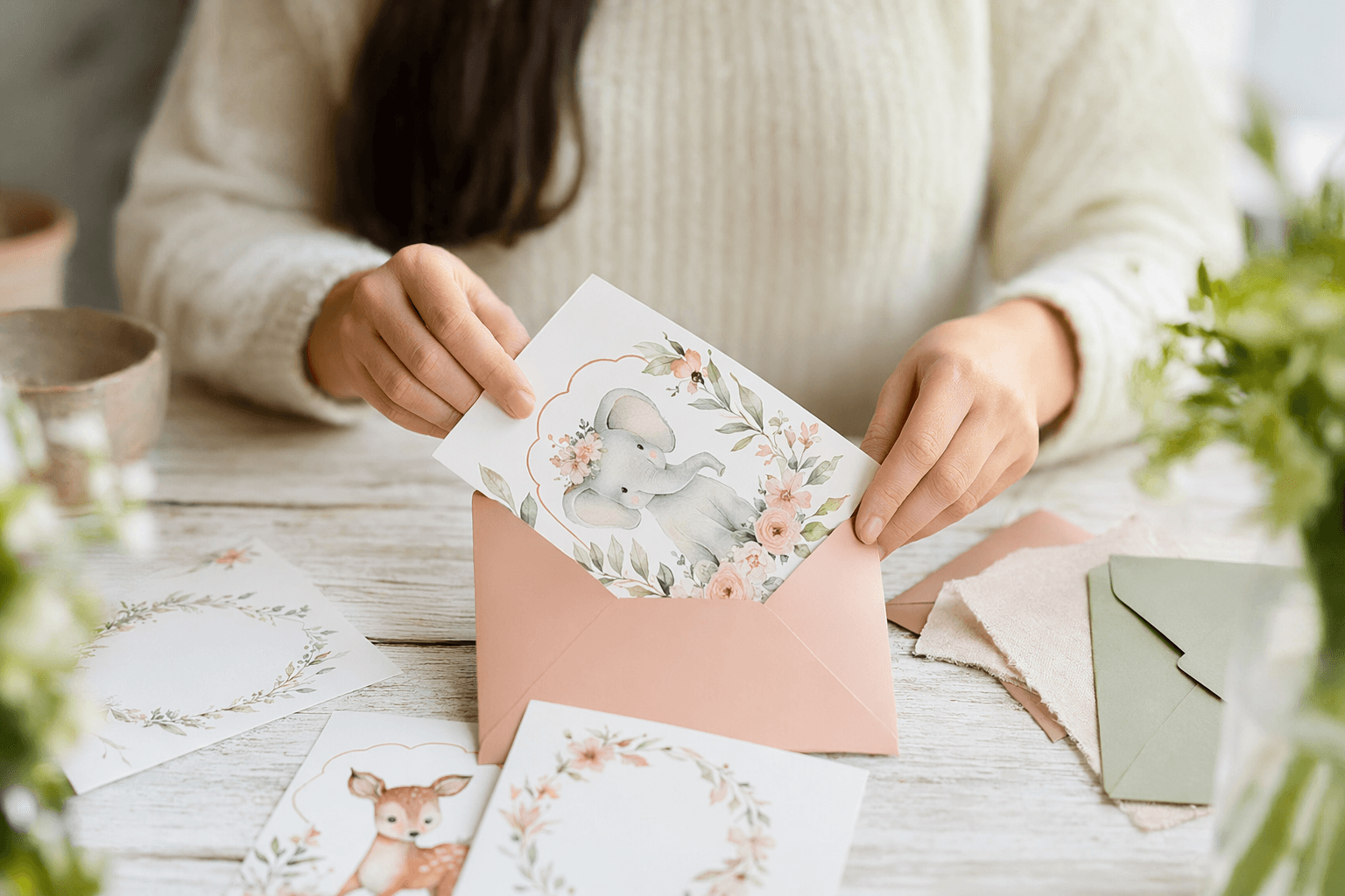 Cute Baby Shower Invitations Feature Animals, Florals, and Whimsical Designs