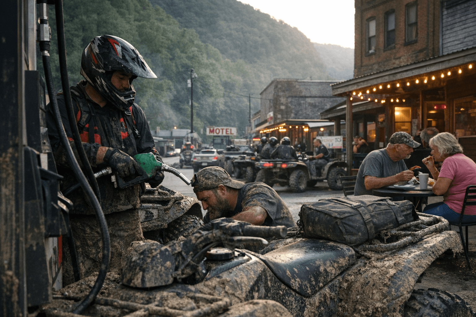 Welch and War Serve Riders, Local Businesses Capture Visitor Spending