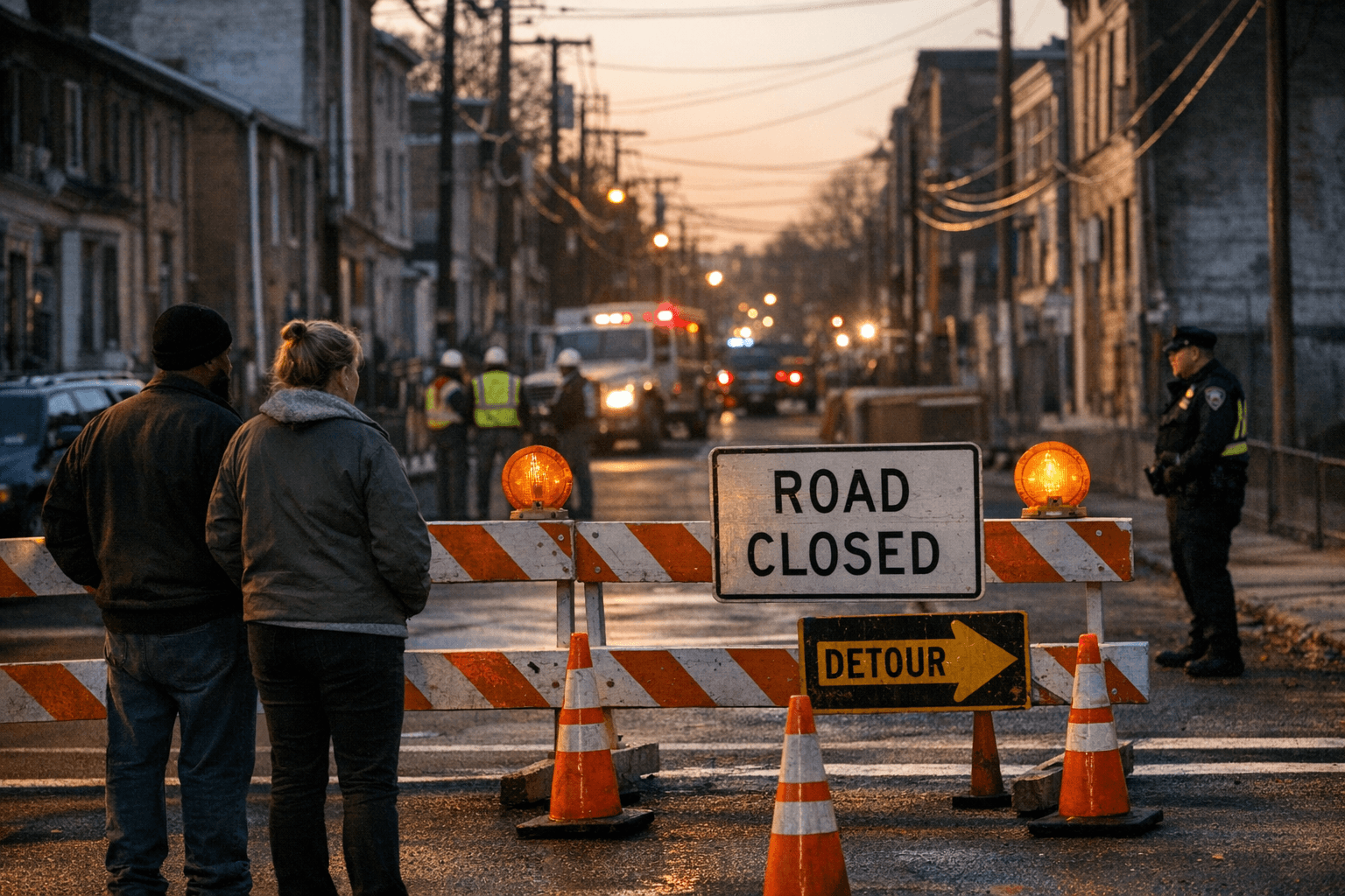 Newburgh Temporarily Closed Lander Street, City Offers Alternate Routes