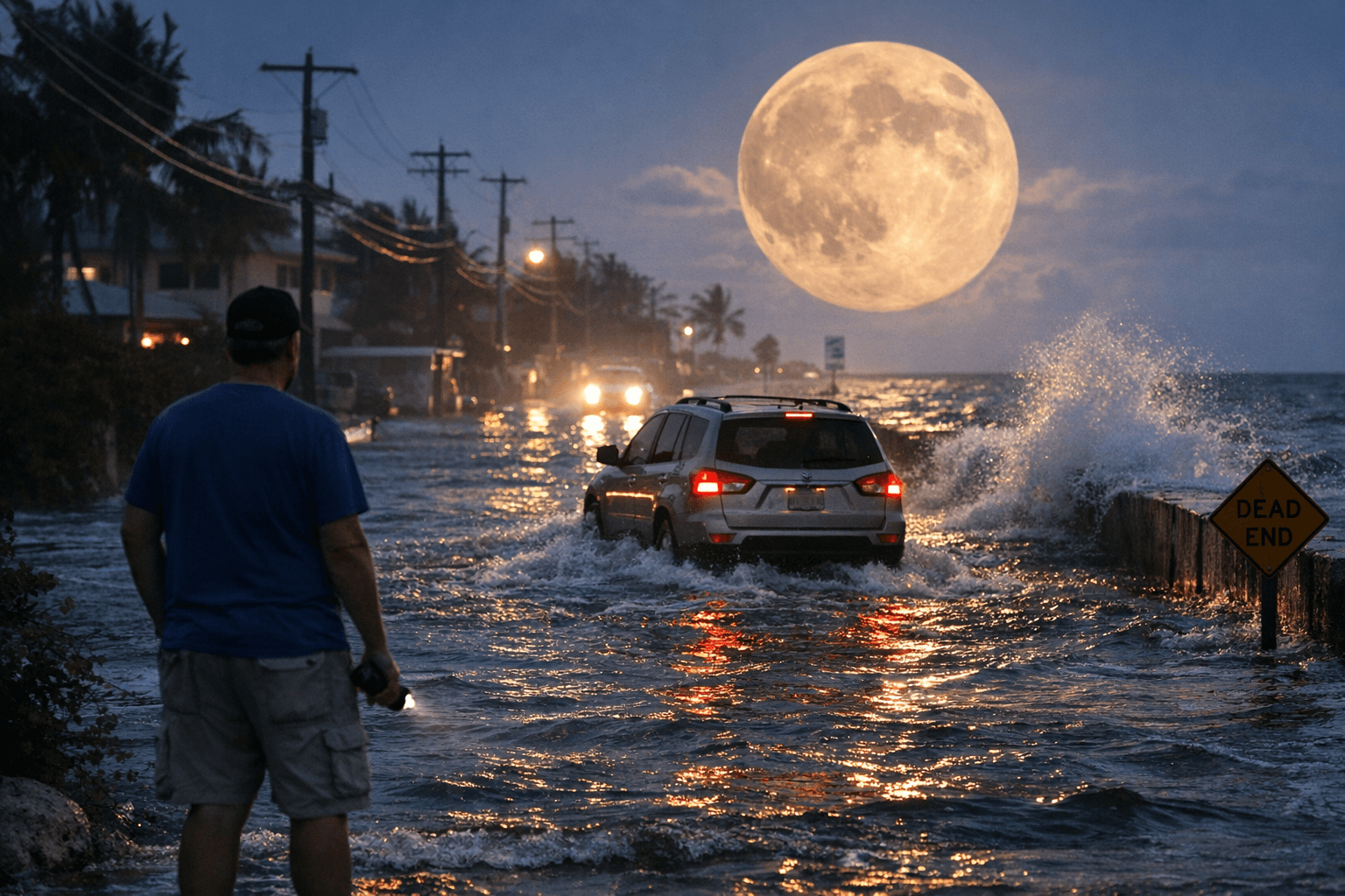 Supermoon and King Tides Threaten Flooding Across Monroe County