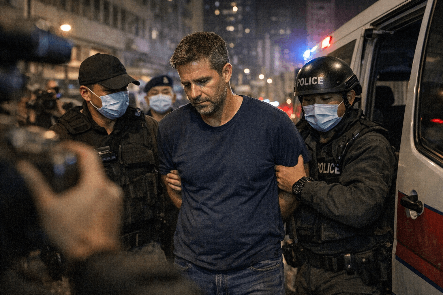 Virginia Navy Reservist Arrested in Hong Kong After Wife’s Freezer Killing