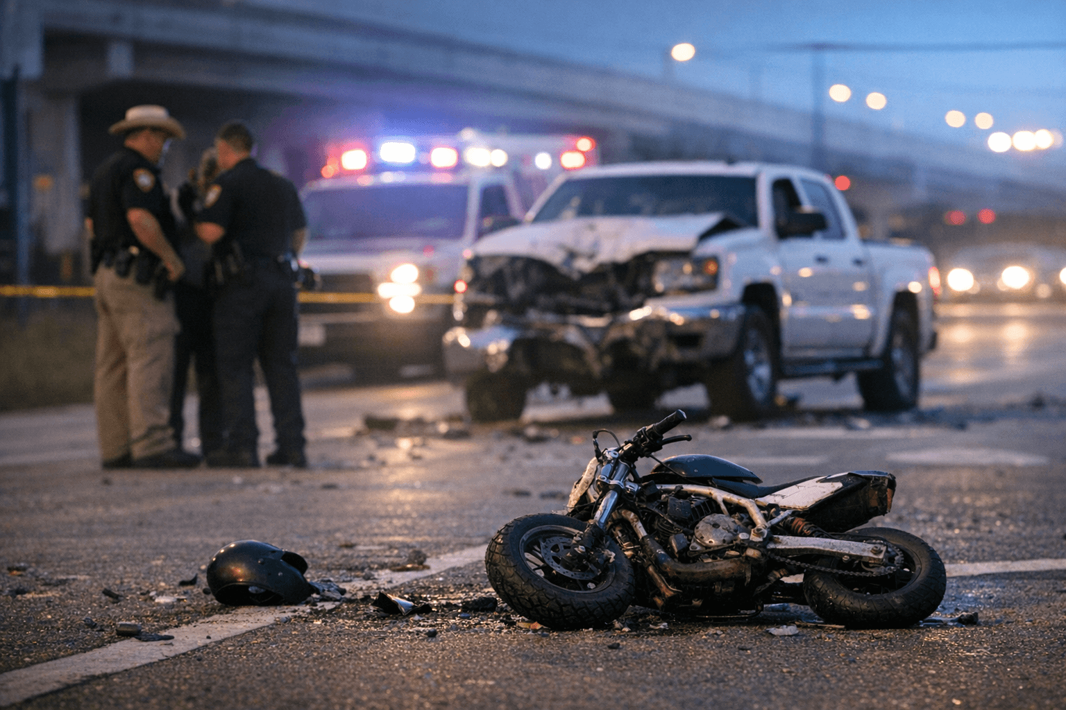 Mini-bike Rider Killed After Pickup Truck Strike on 290 Feeder Road