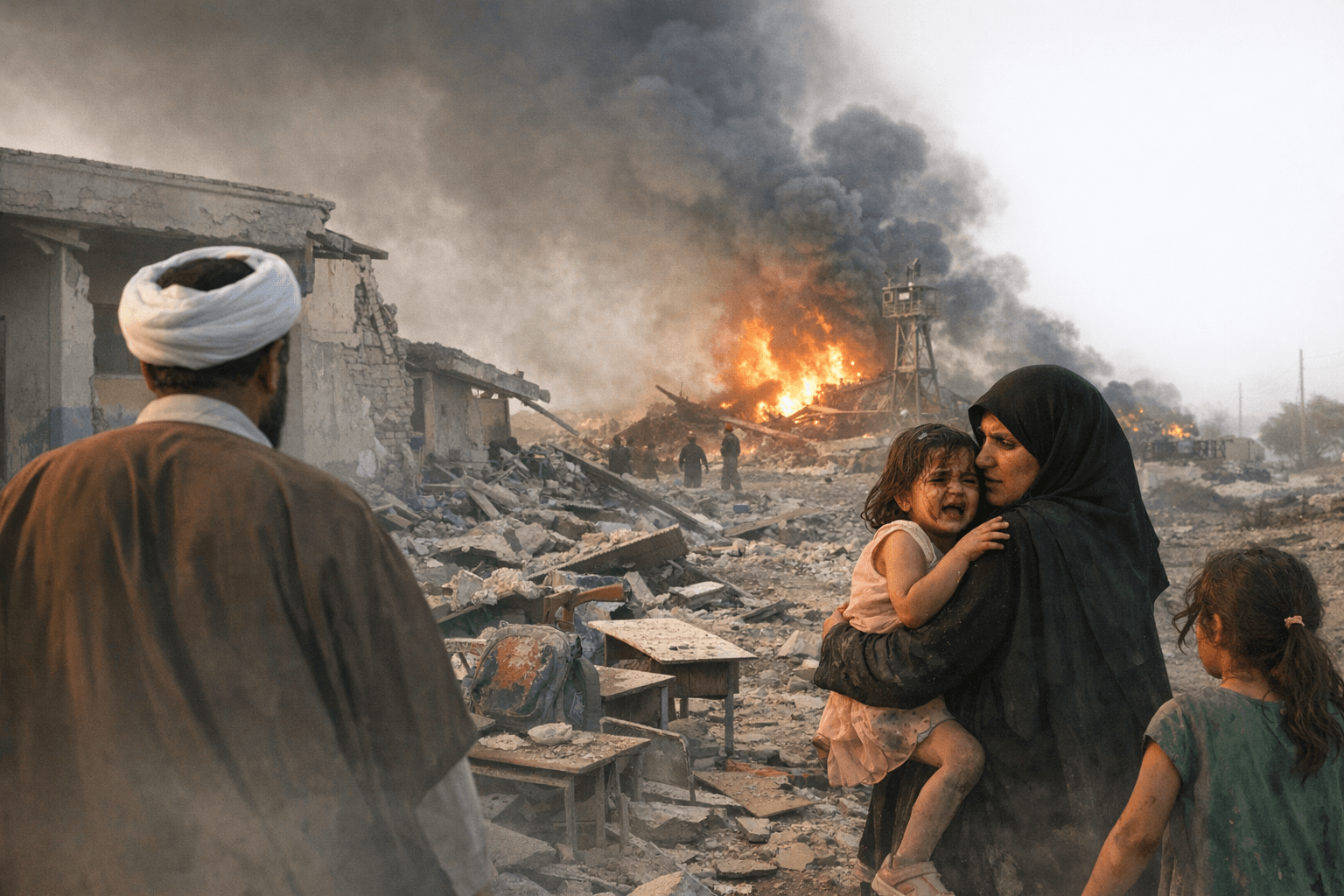 U.S. Tomahawk strike hit IRGC naval site beside Minab school, video shows