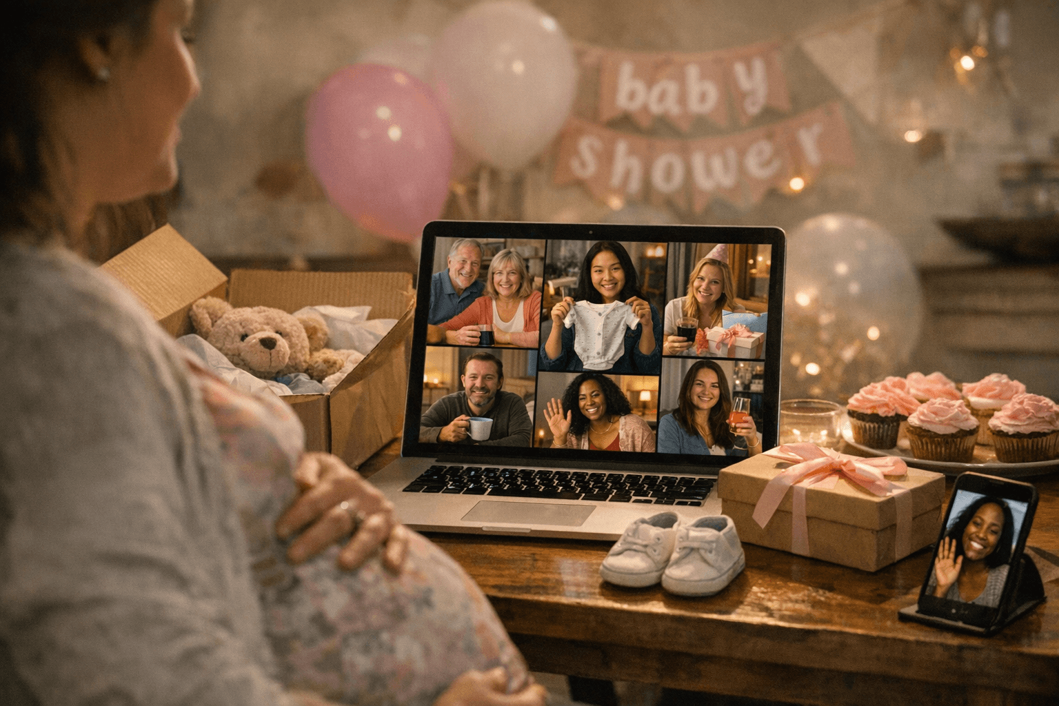 Virtual Baby Showers Connect Distant Friends and Family Across the Globe