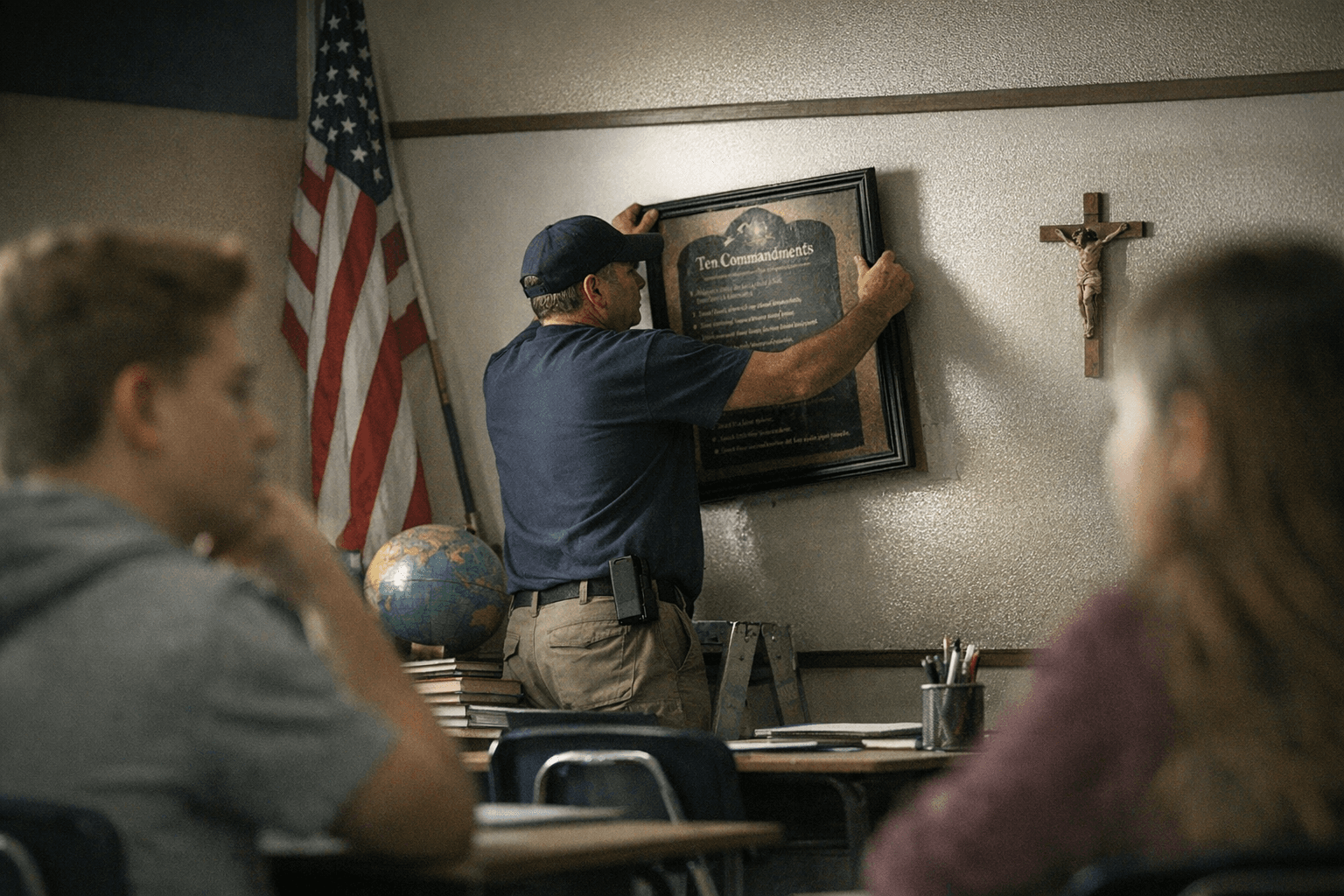 Federal Judge Orders Removal of Ten Commandments Posters from Classrooms