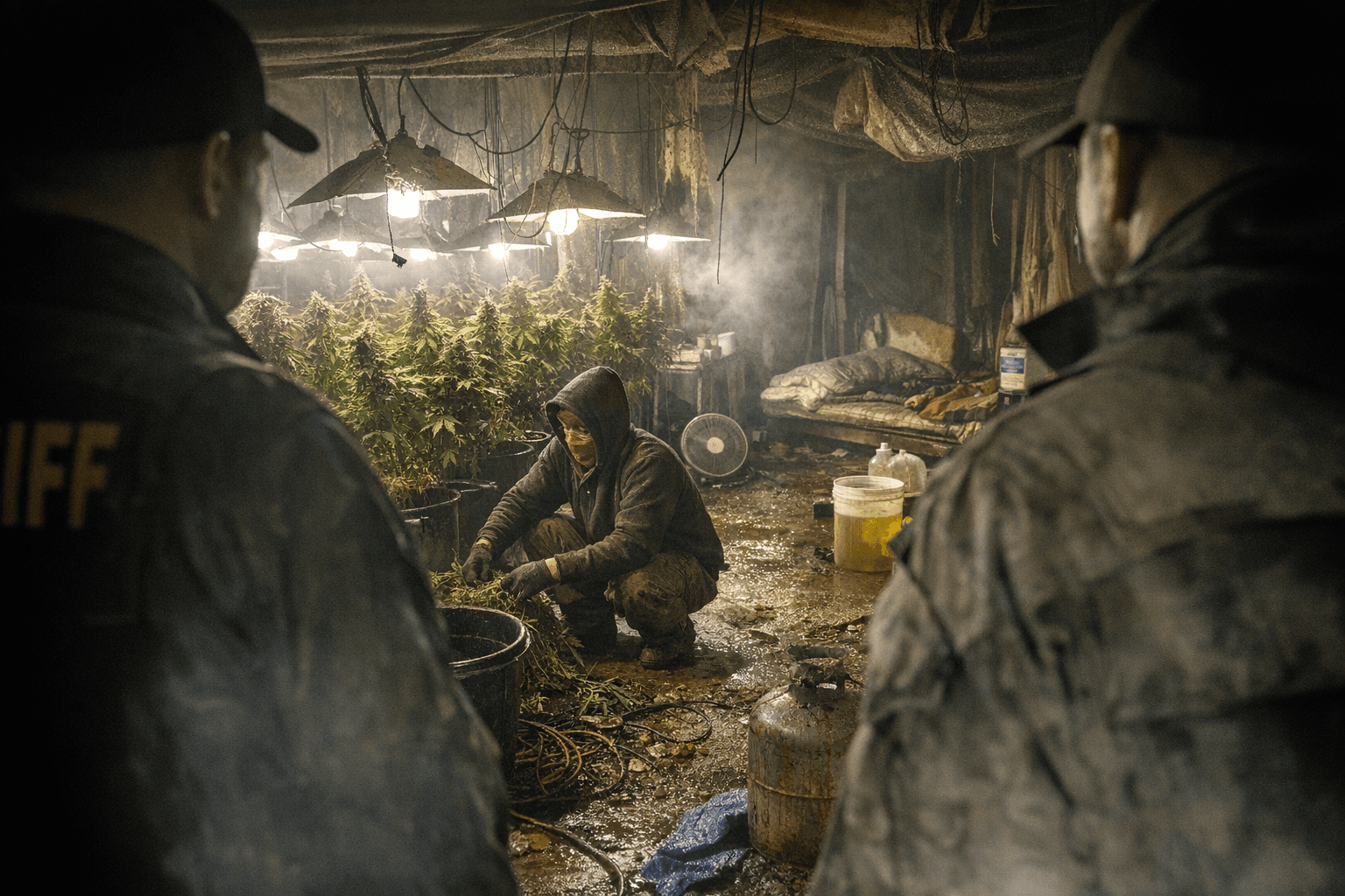 Warning Issued Over Dangerous Conditions on Illegal Cannabis Grows