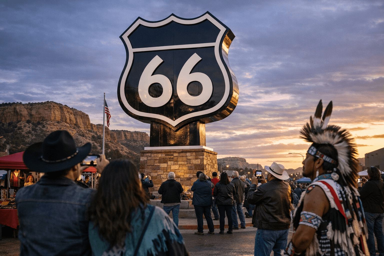 Gallup Unveils 16 Foot Route 66 Monument Boosting Heritage Tourism
