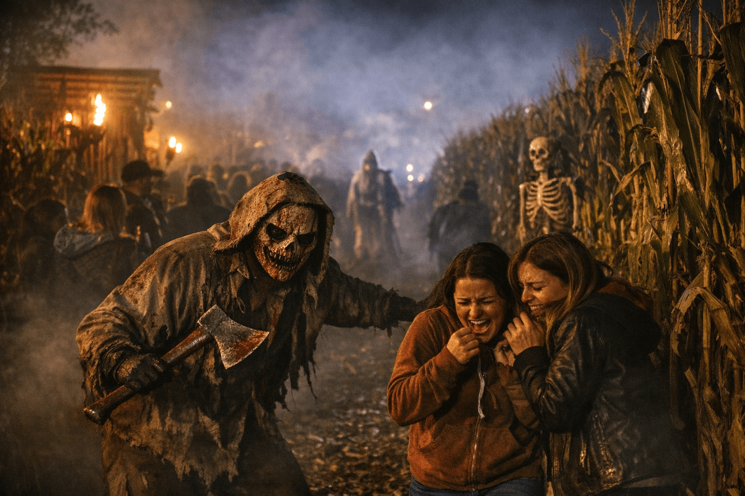 Haunted maze raises funds for survivors, draws thousands to Farmington