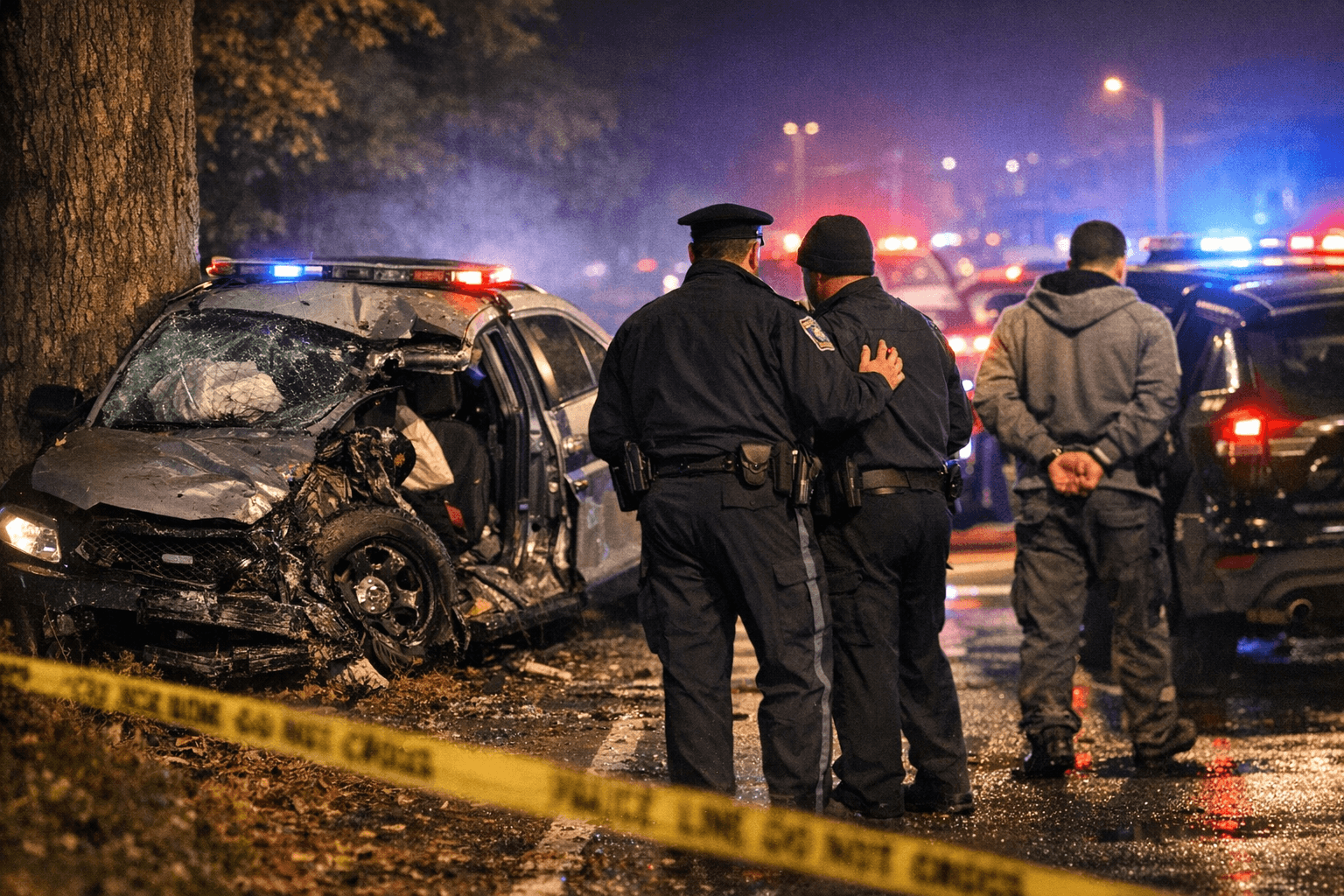 Officer killed after Laurel pursuit, suspect arrested in crash