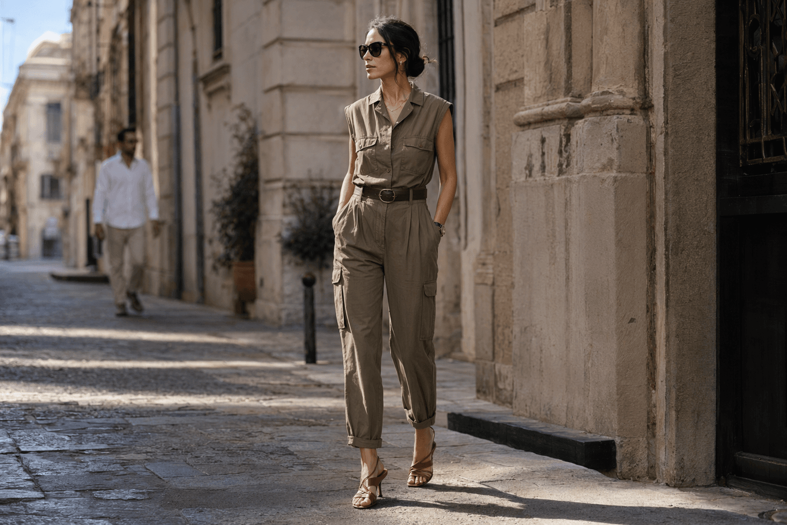 Petite Utility Dressing, Belted Cargos and Lean Spring-Summer Shapes