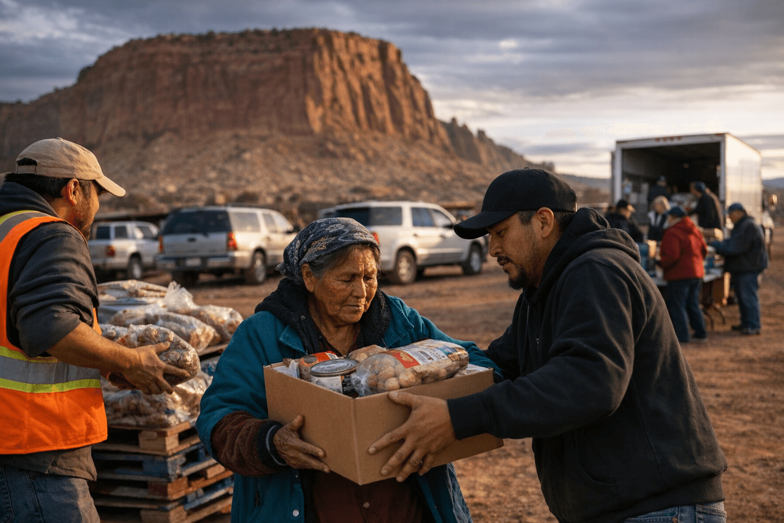 Navajo Nation Schedules November Food Distributions in Chinle Area