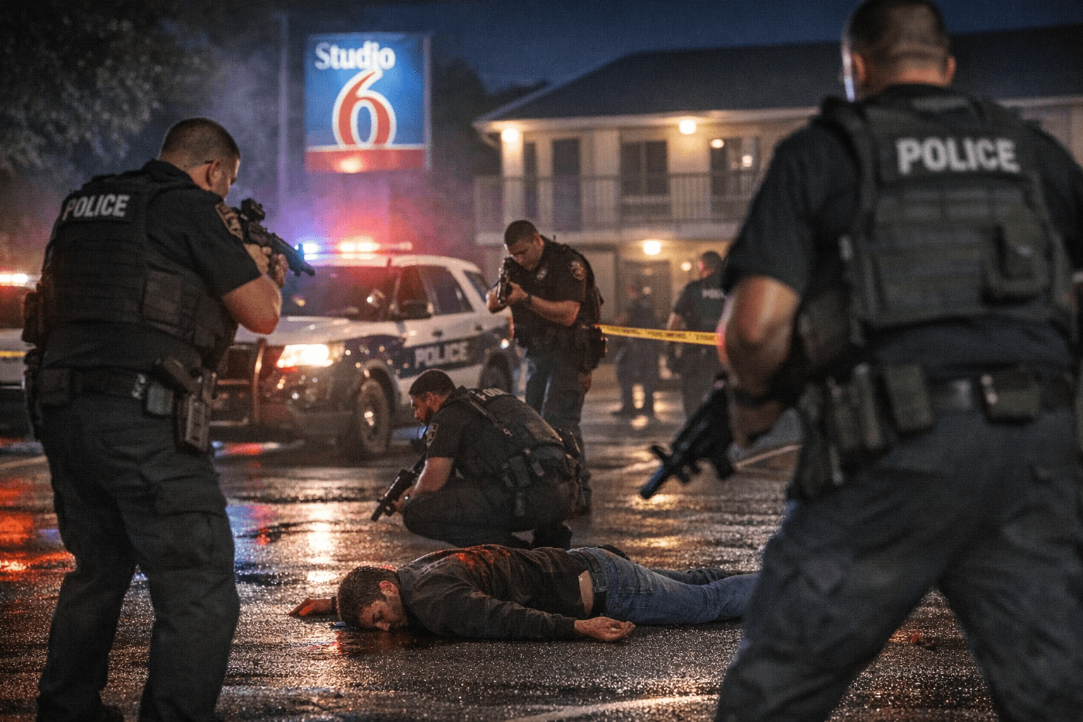 Greensboro Police Shoot Wanted Suspect Tied to Studio 6 During Arrest