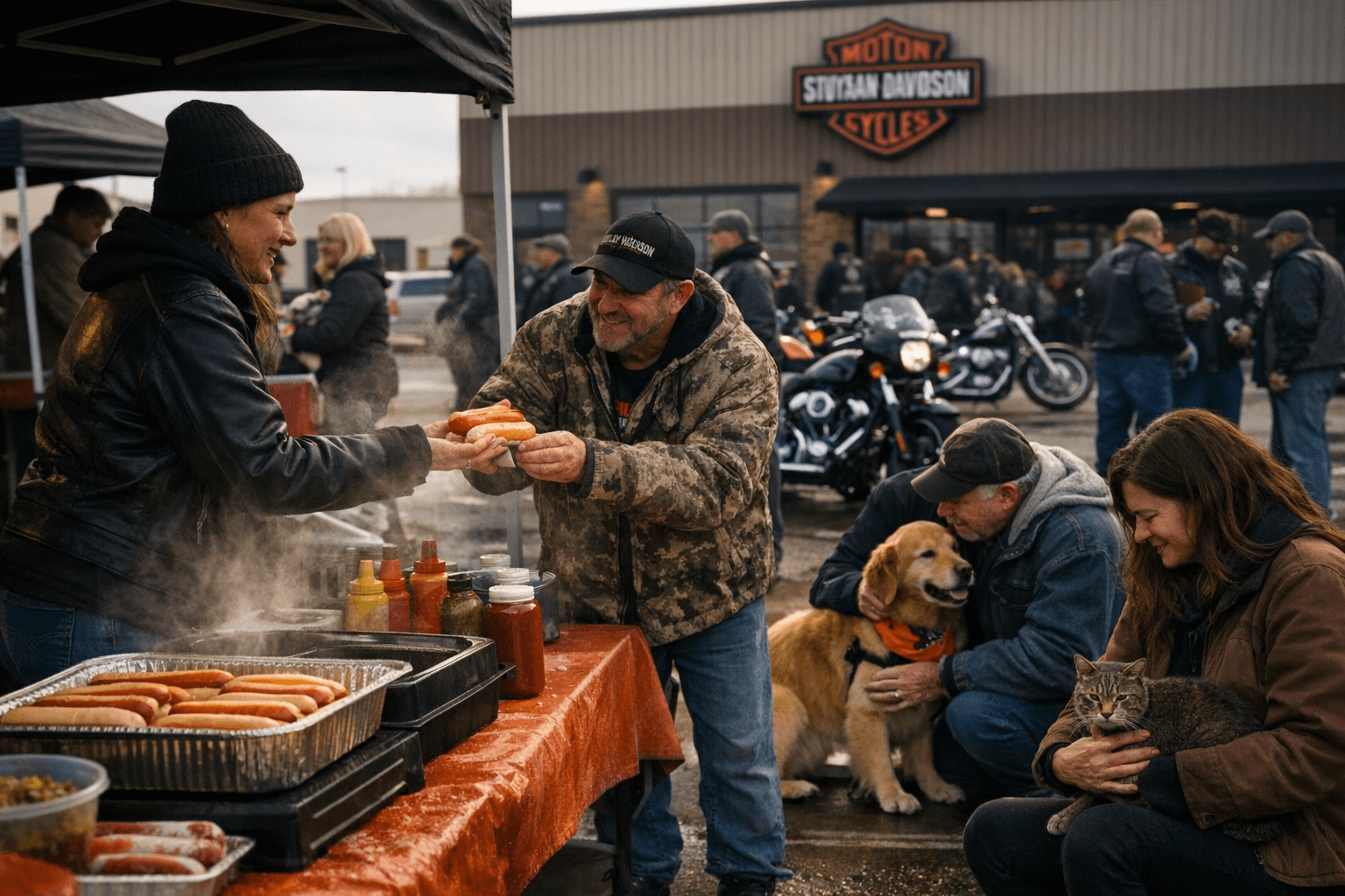 Stutsman Harley Hosts Dogs for Dogs and Cats Fundraiser in November