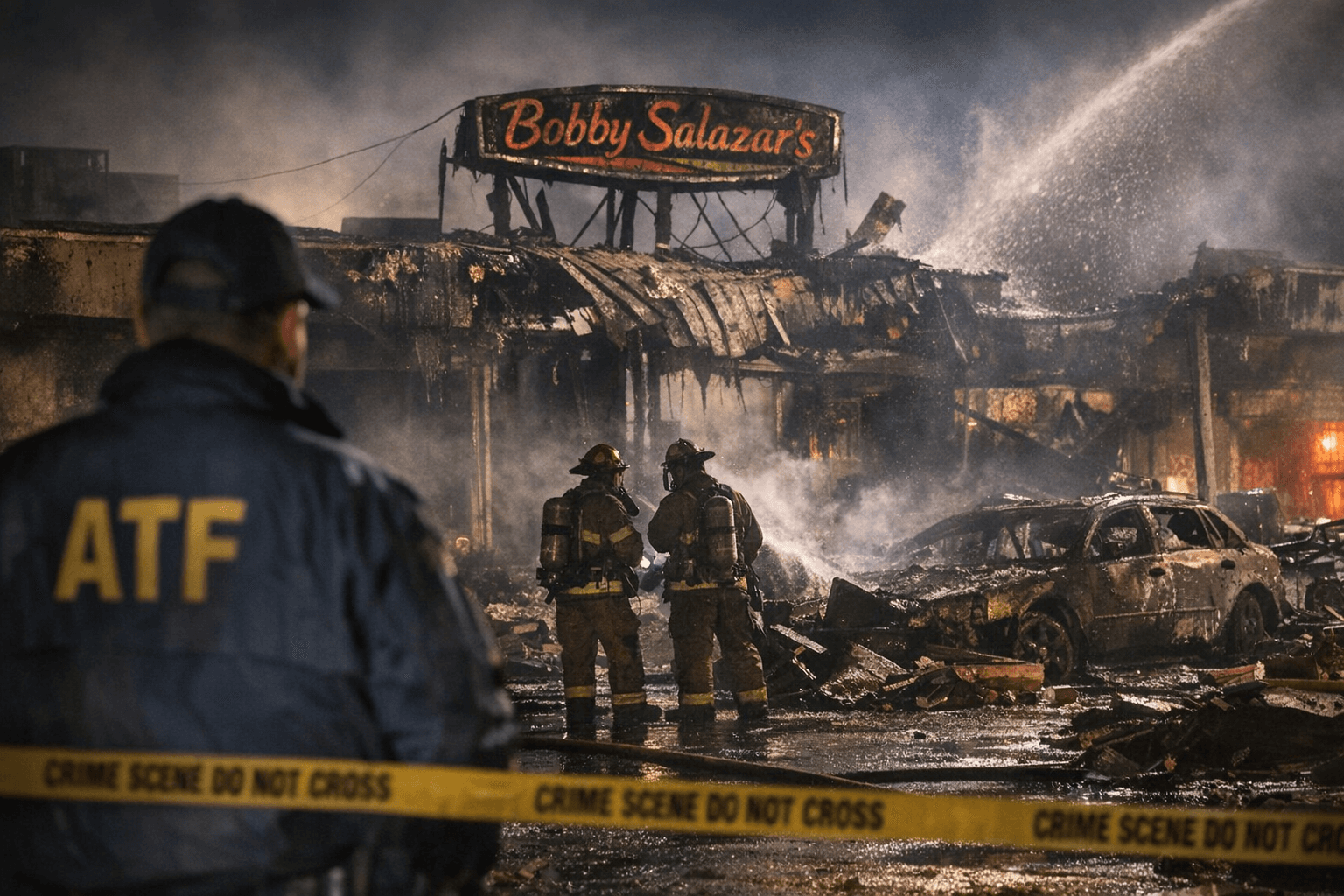 Federal Prosecutors Allege Bobby Salazar's 2024 Fire Was Arson-for-Hire; Suspect Wanted